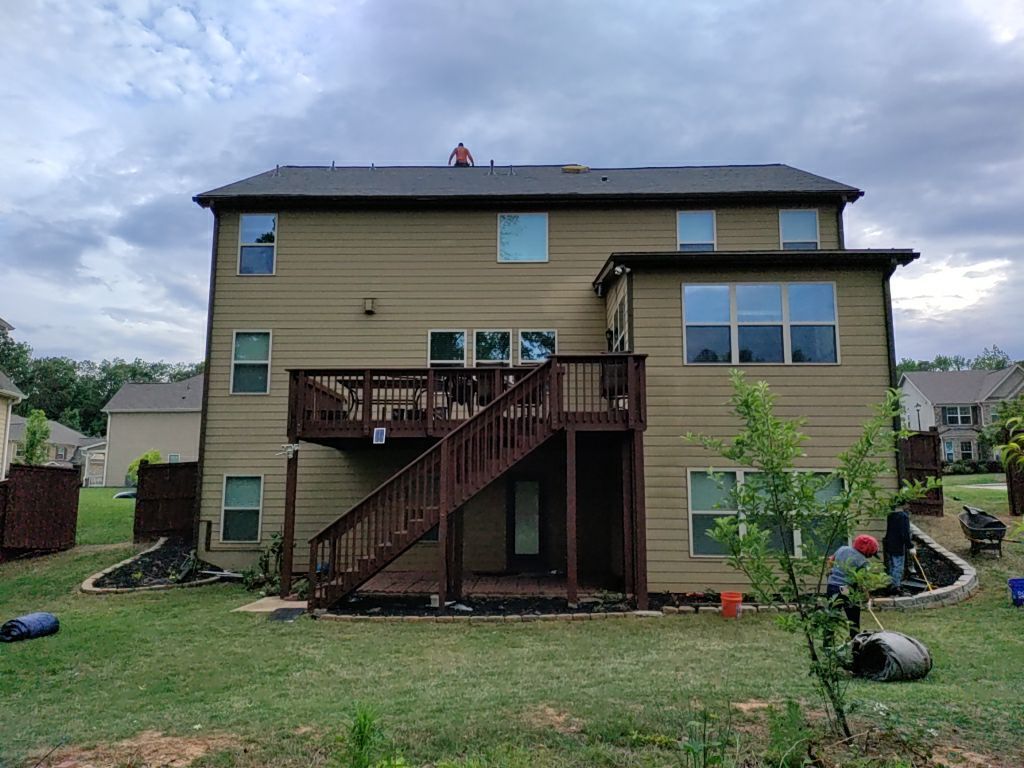 Residential Roofing Installation using Owens Corning TruDef Peppermill Gray by Inspector Roofing and Restoration