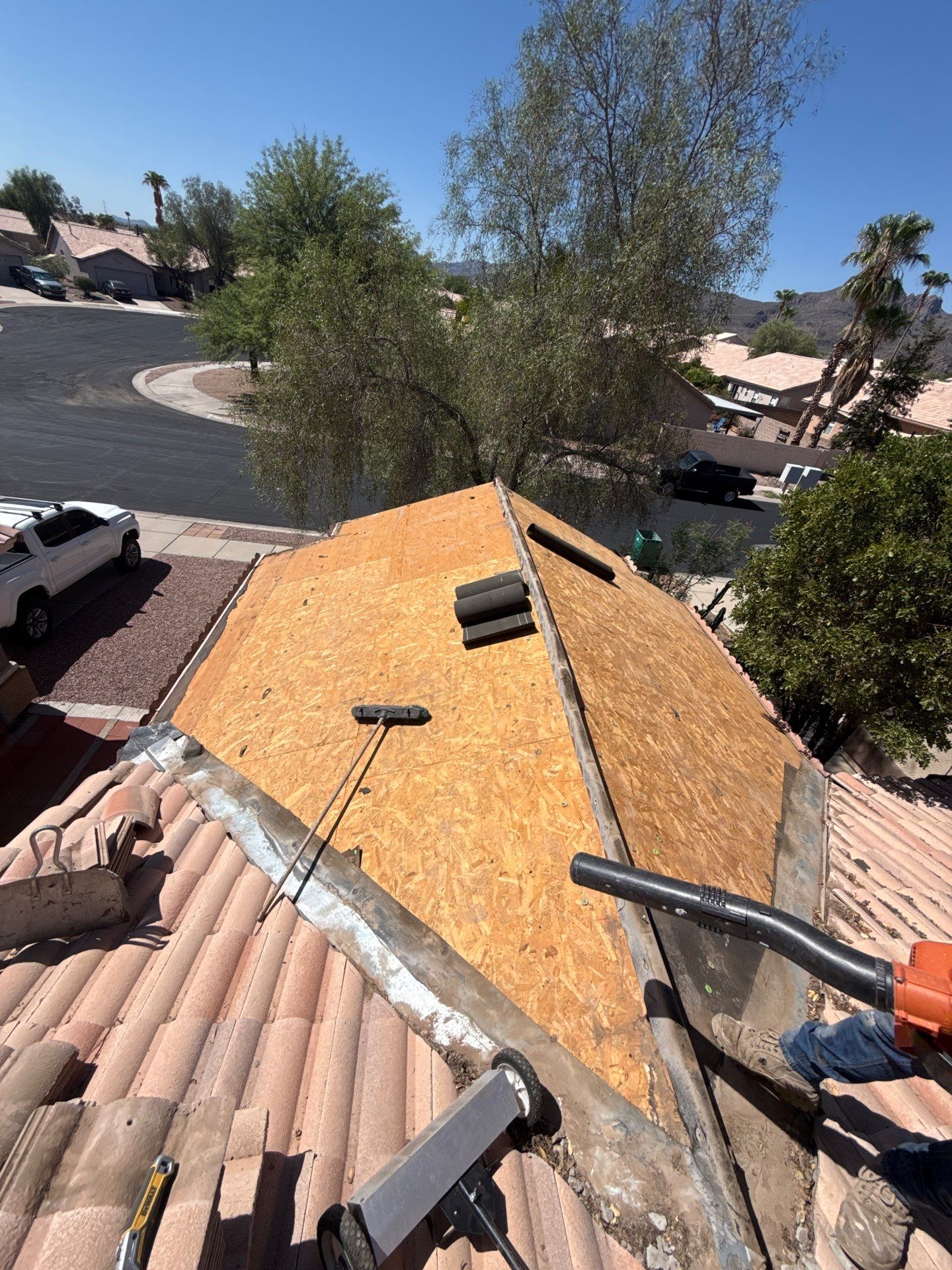 Concrete Tile Roof Repair and Underlayment Replacement in Marana by West Coast Roofing AZ