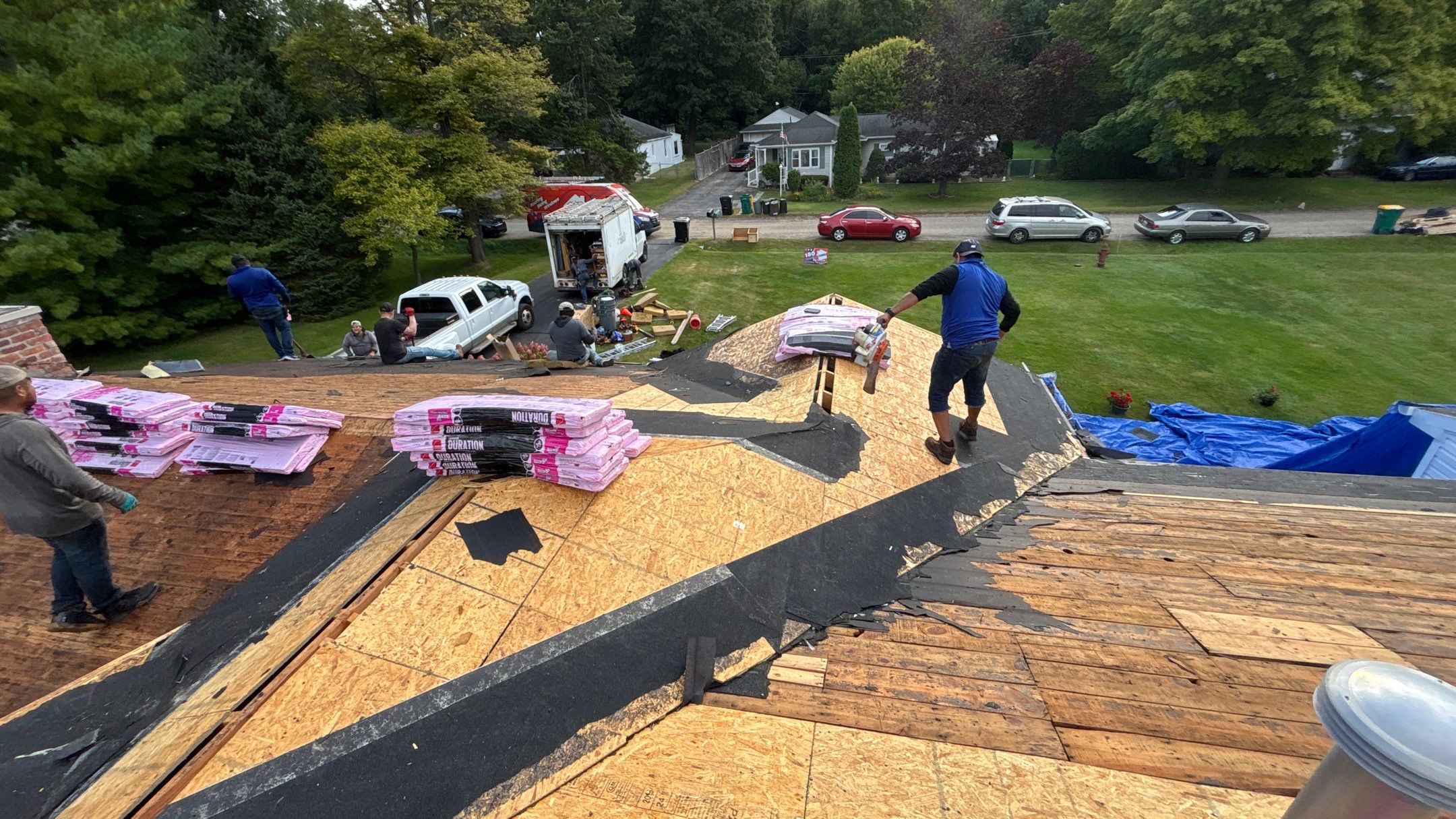 Roof Replacement using Owens Corning Slatestone Gray by 180 Contractors