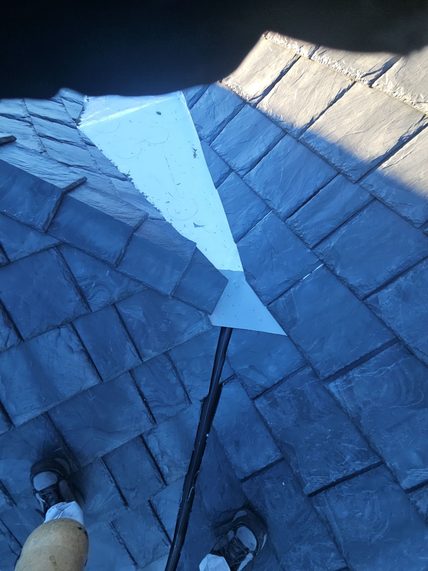 Residential Roofing Installation using Slate by Acker Roofing