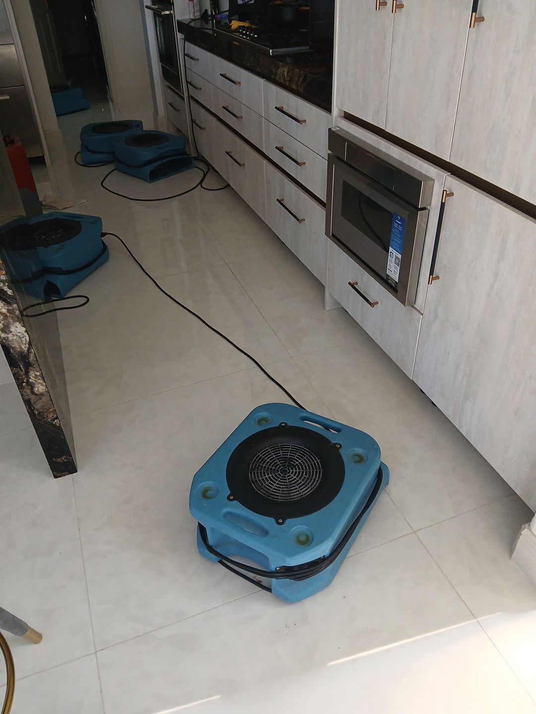 Kitchen Water Damage Restoration and Structural Drying in Delray Beach by SuperClean 