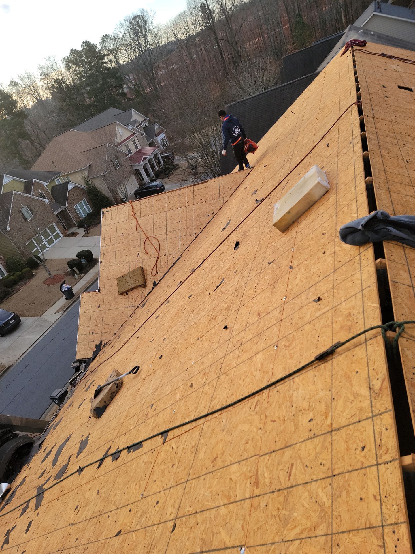 Residential Roofing Installation using Owens Corning by Inspector Roofing and Restoration
