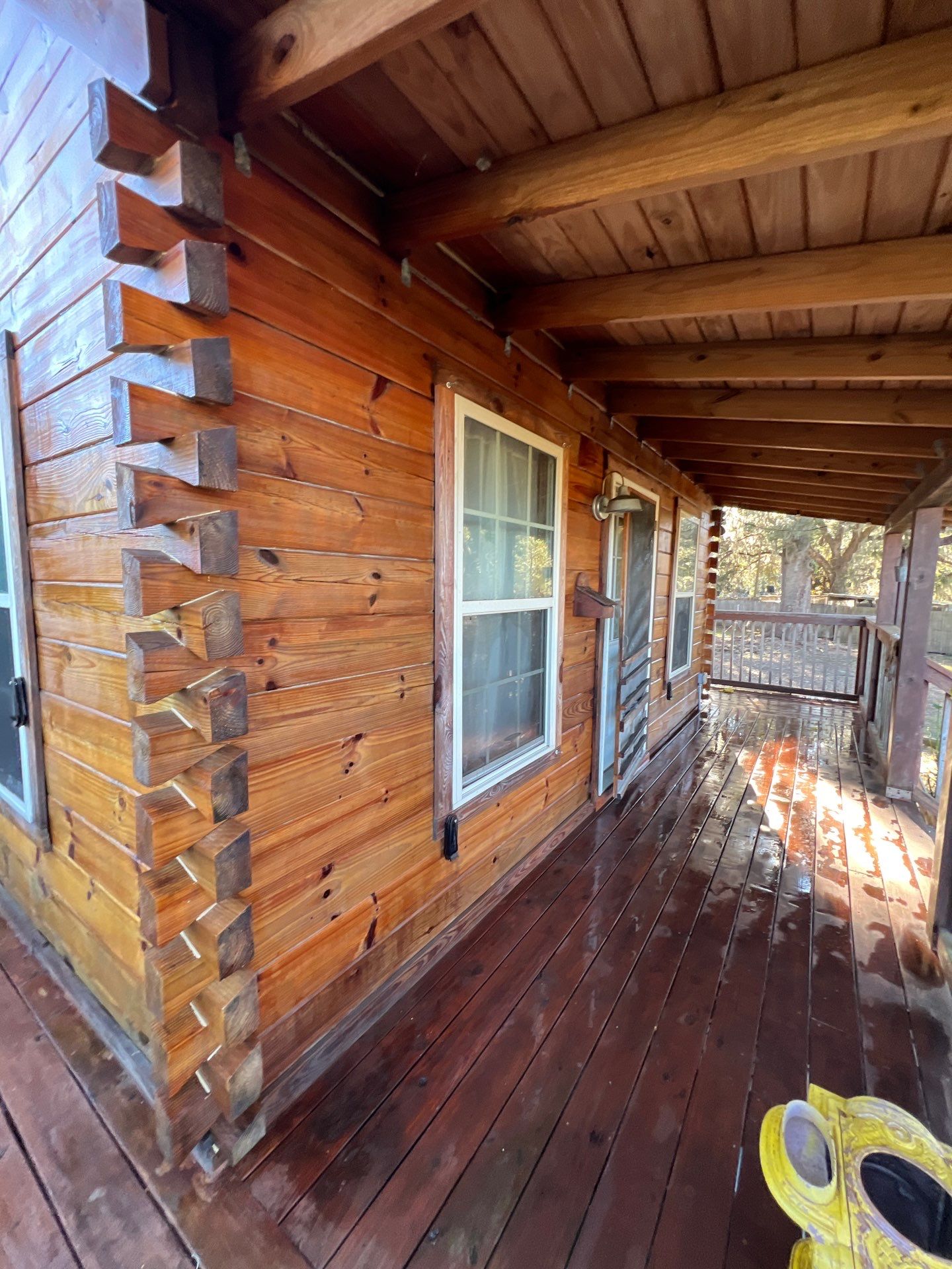 Cabin using Wood Sealant by DuraSeal