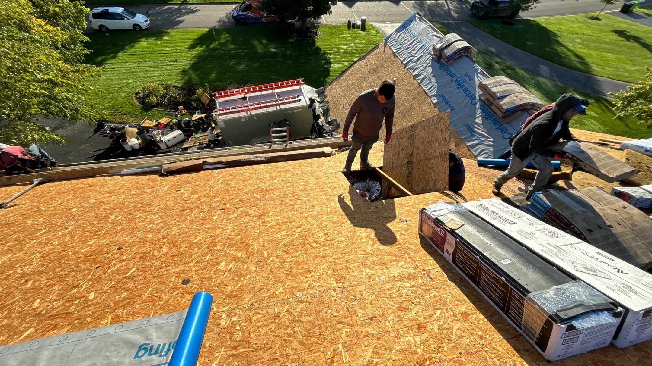 Roof Replacement using CertainTeed Landmark Pro by 180 Contractors