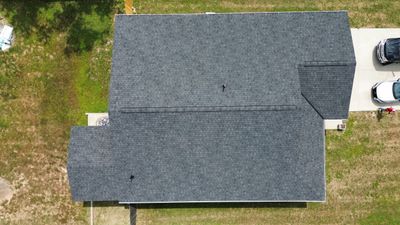 Residential Roofing Install - Atlas Pinnacle Pristine Shingles - Color Black Shadow 