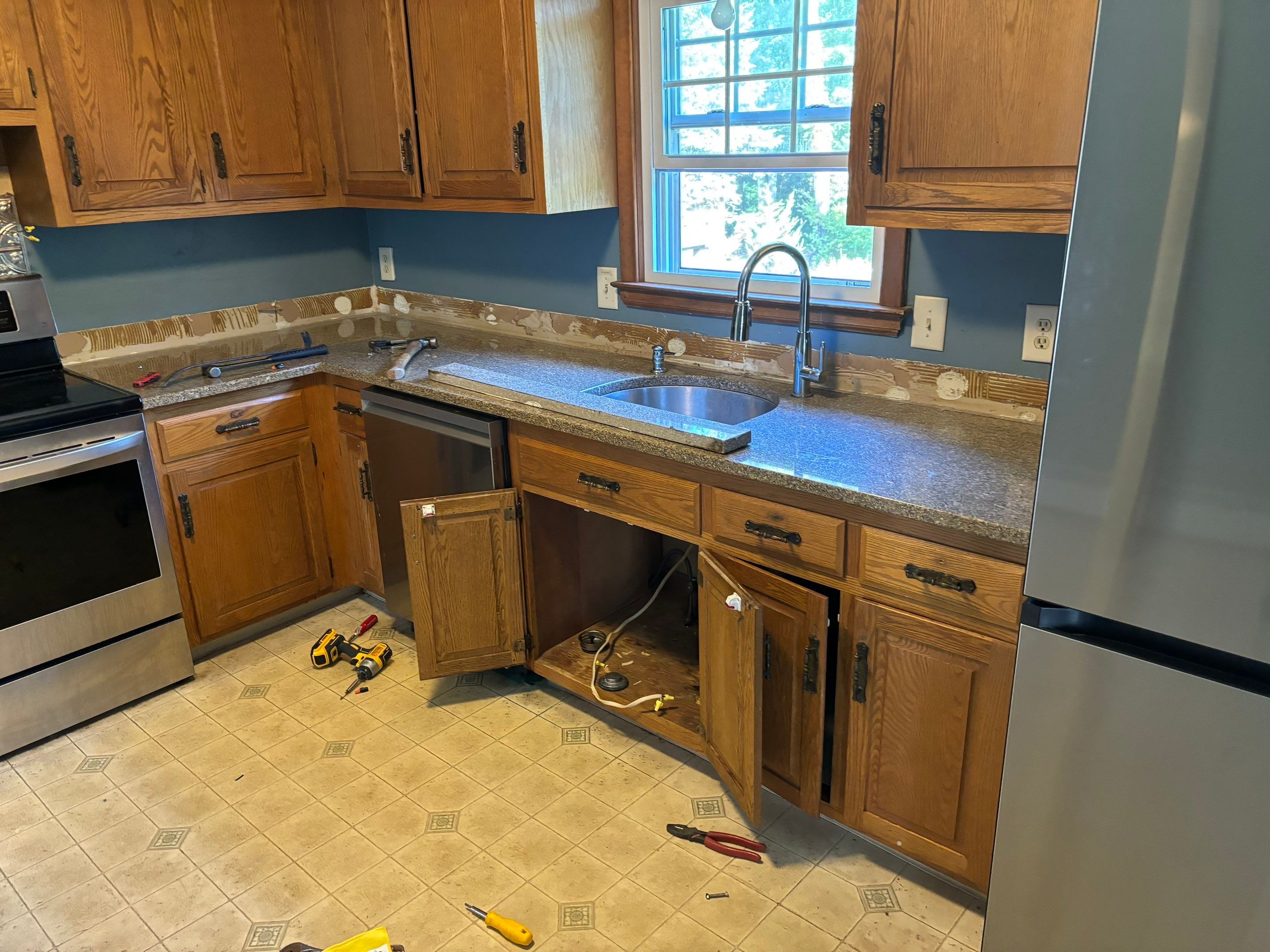 Kitchen Renovation in South Windsor by Ace Carpentry LLC 