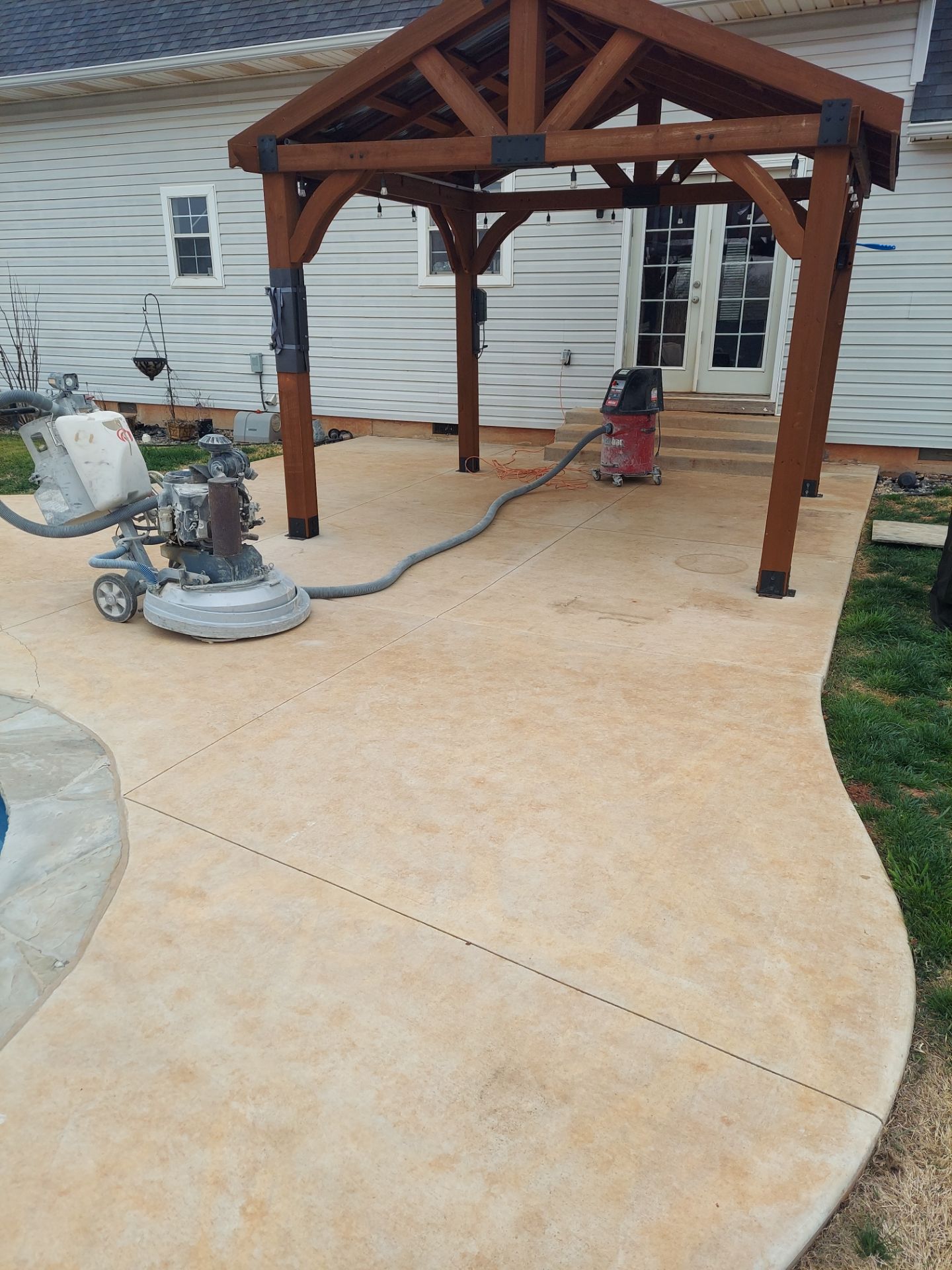 Patio & Pool Deck Install with Domino by Copperhead Coatings