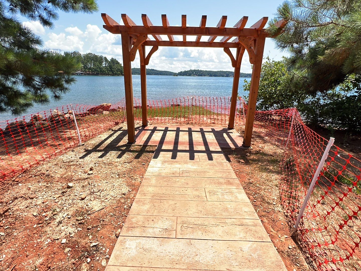 Stamped Concrete Pavilion Slab by Xtreme Concrete Services