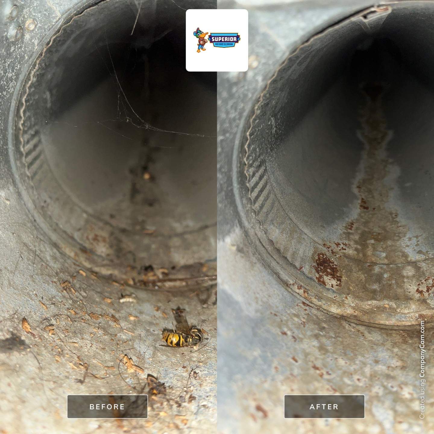 Air Duct Cleaning With a Vacuum Truck in Austintown, OH by Superior Air Duct Cleaning