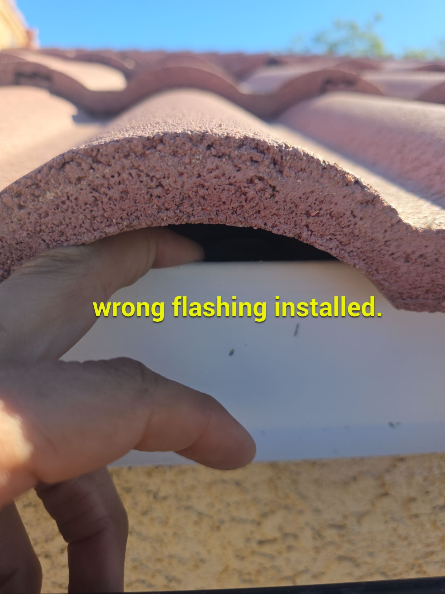 Project in Desert Hot Springs by Desert Roof Concepts