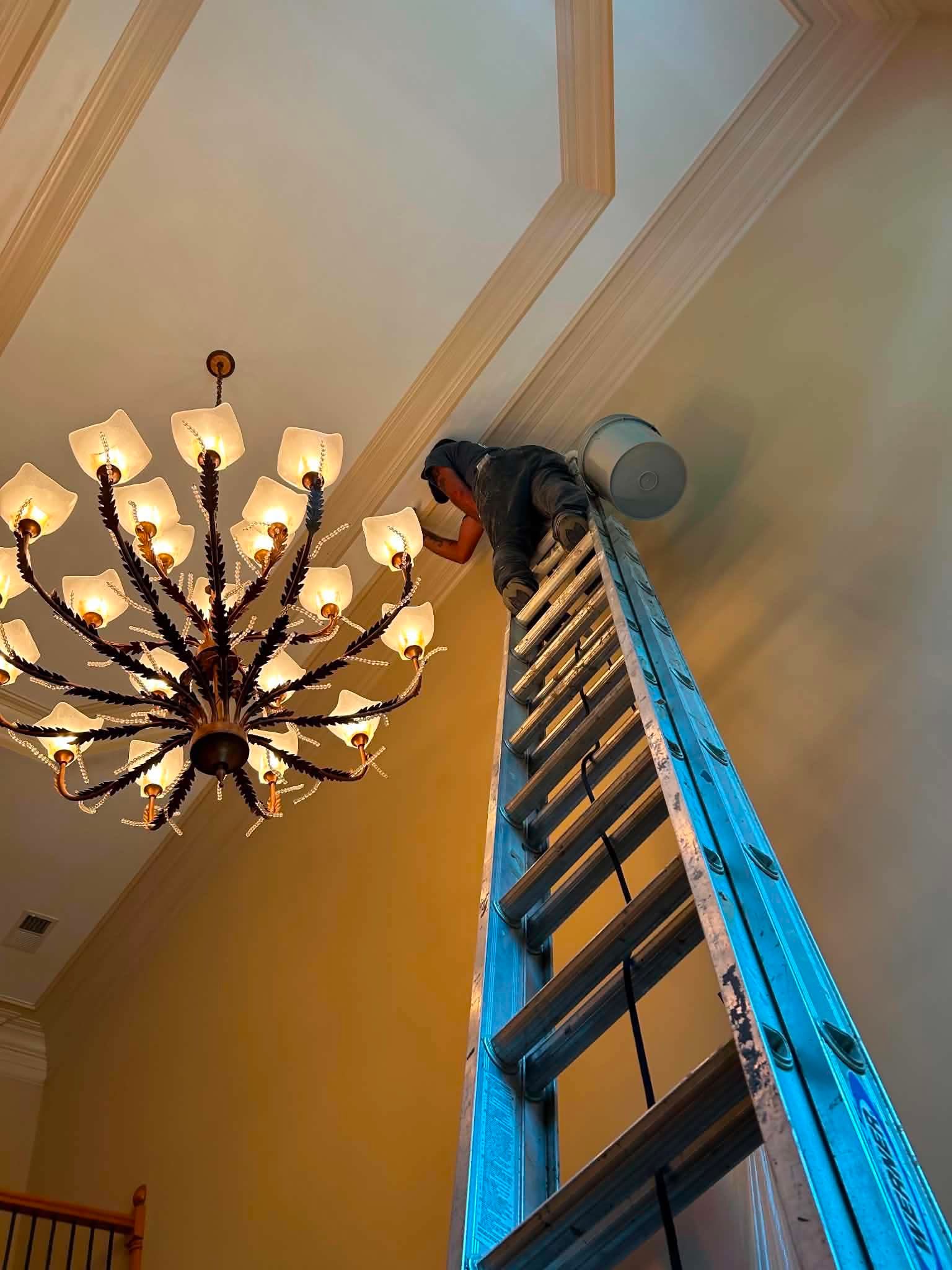 Interior Ceiling Painting & Drywall Repairs by PGP Surface Solutions, LLC