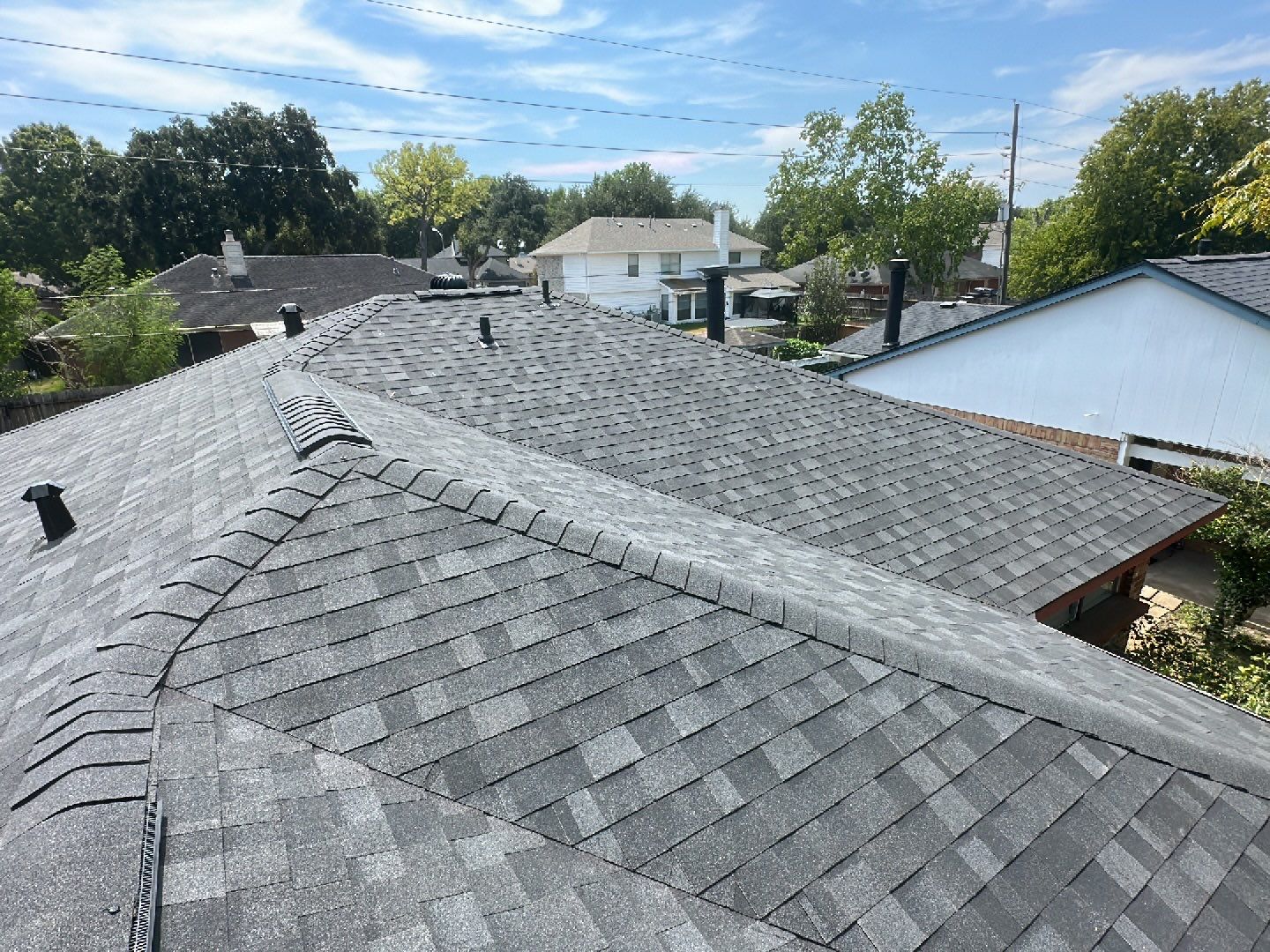 Residential Roofing Installation using Owen's Corning Duration (Lifetime) Shingles by Roof Repair Company