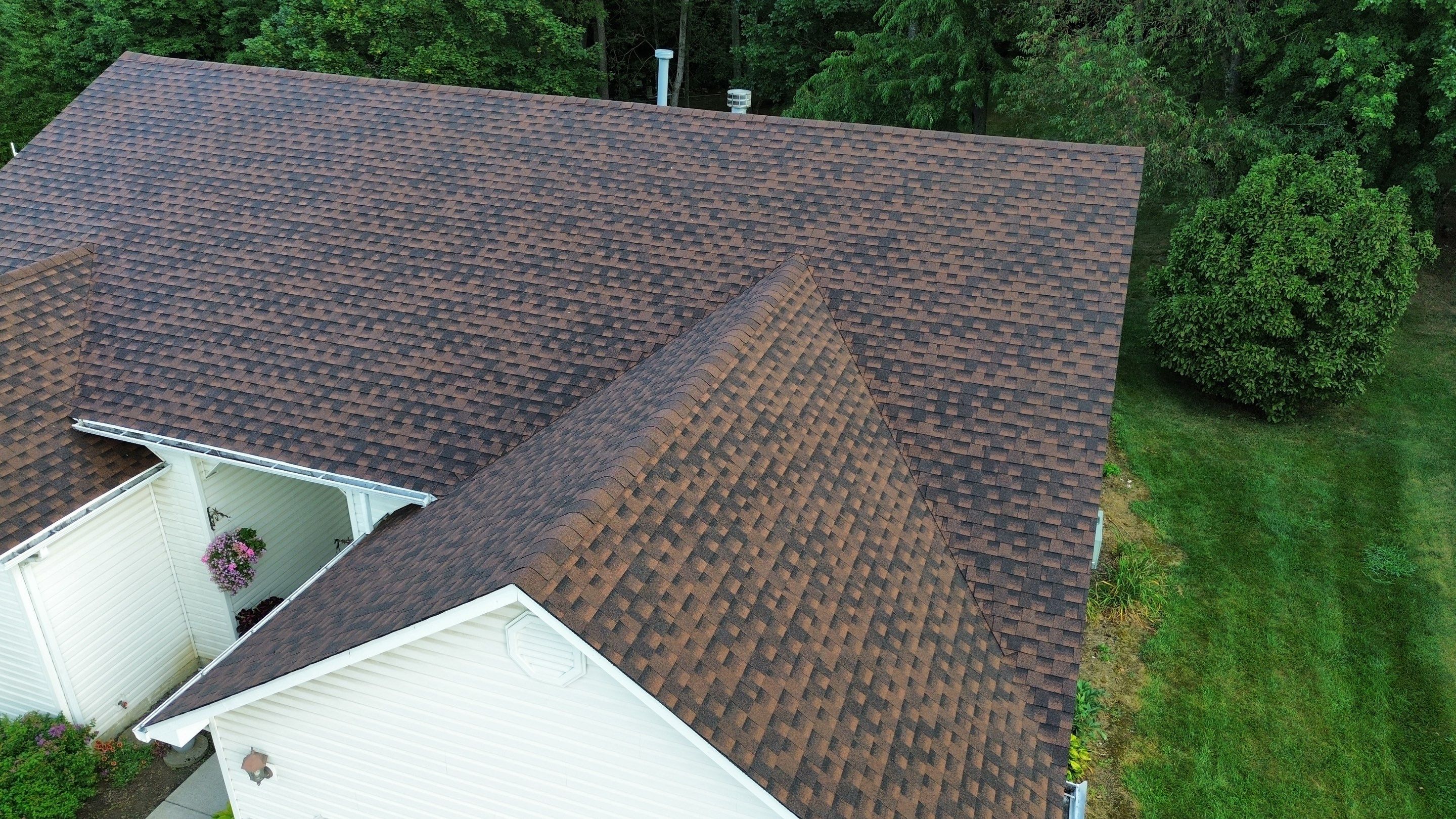 Residential Roofing Installation using Timberline HDZ Shingles - Hickory by RoofX 
