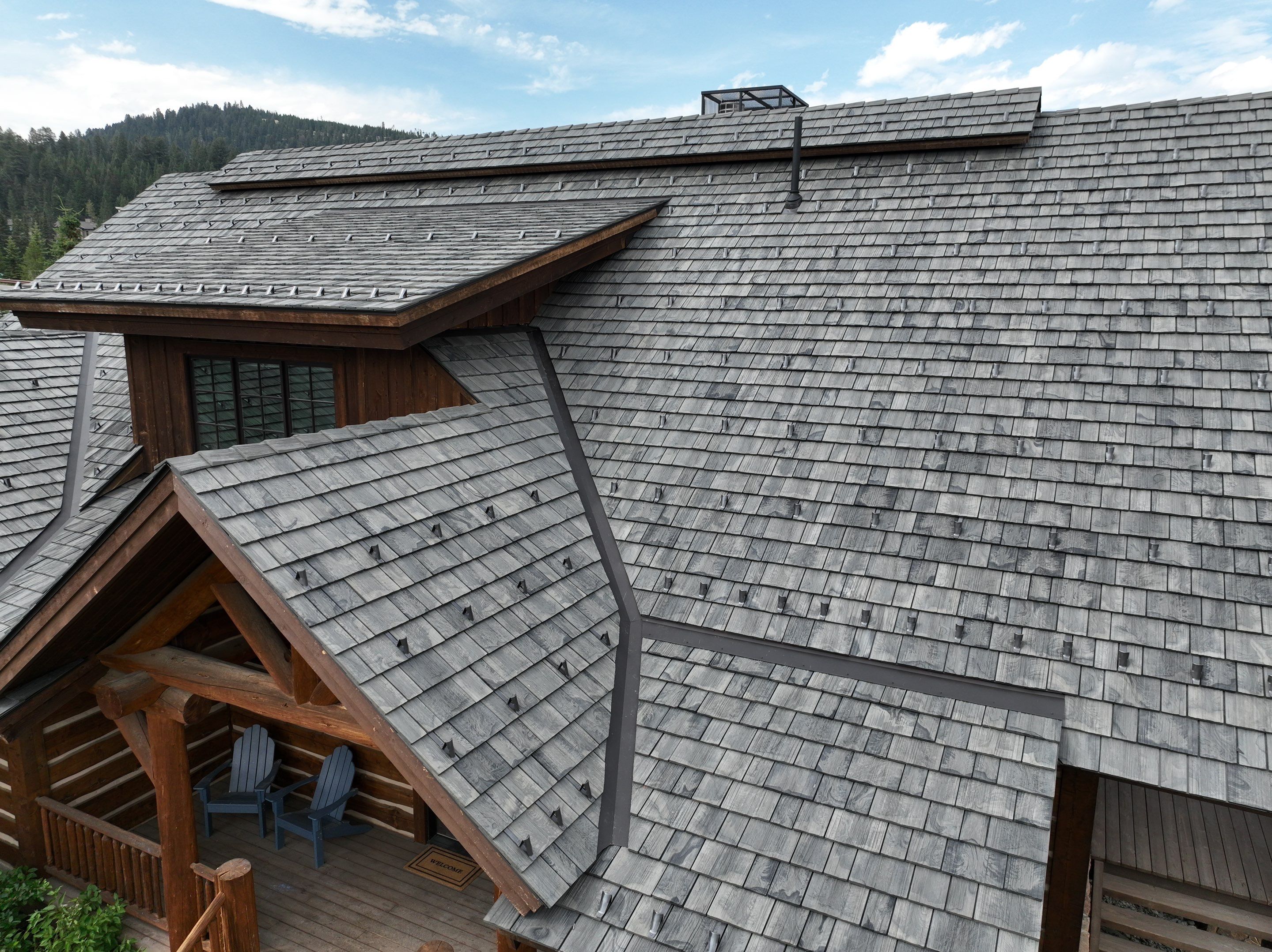Brava Shake - Canyon Gray  by Montana Roofing Solutions