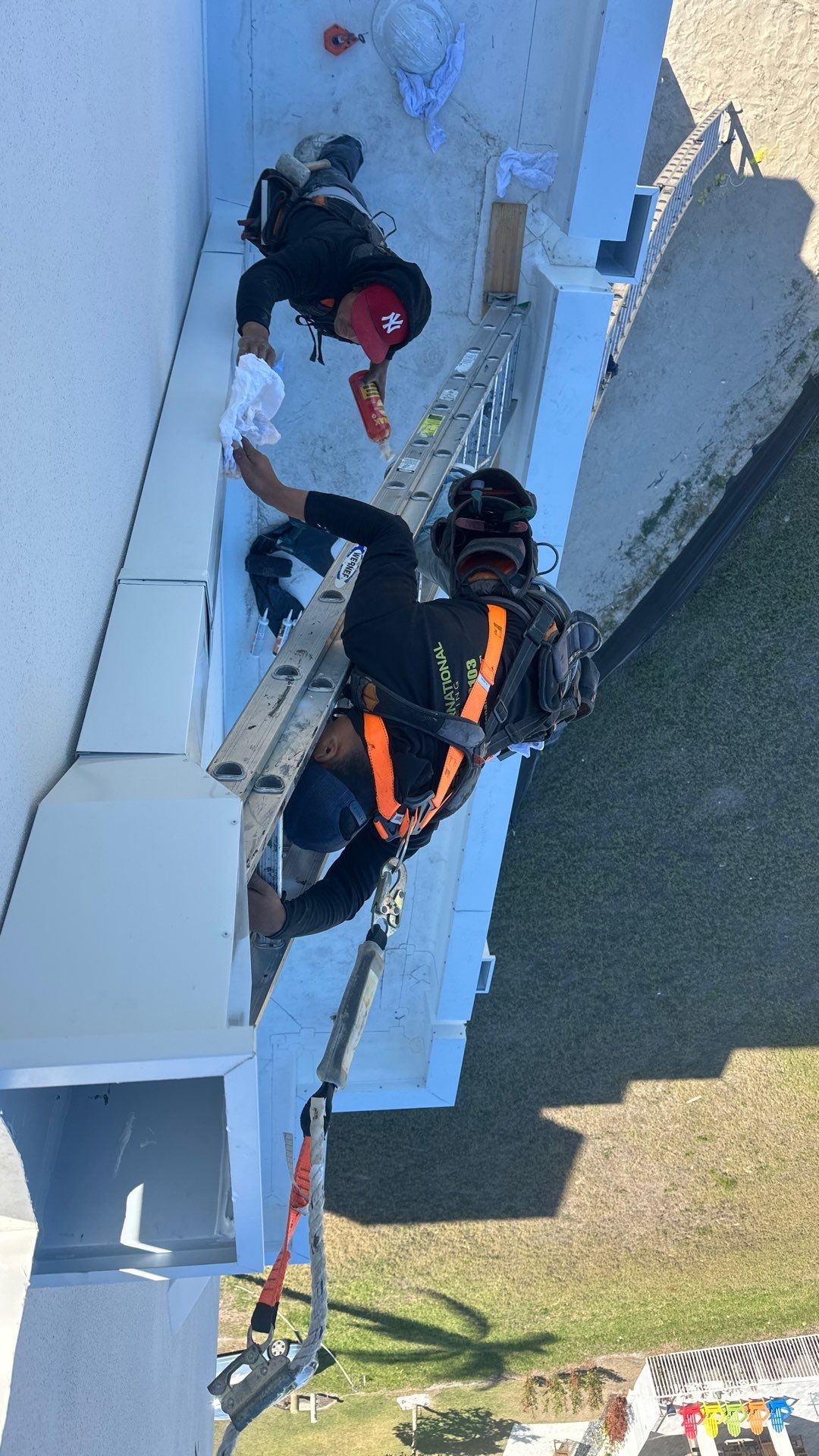 Residential Install of Flat TPO by International Roofing