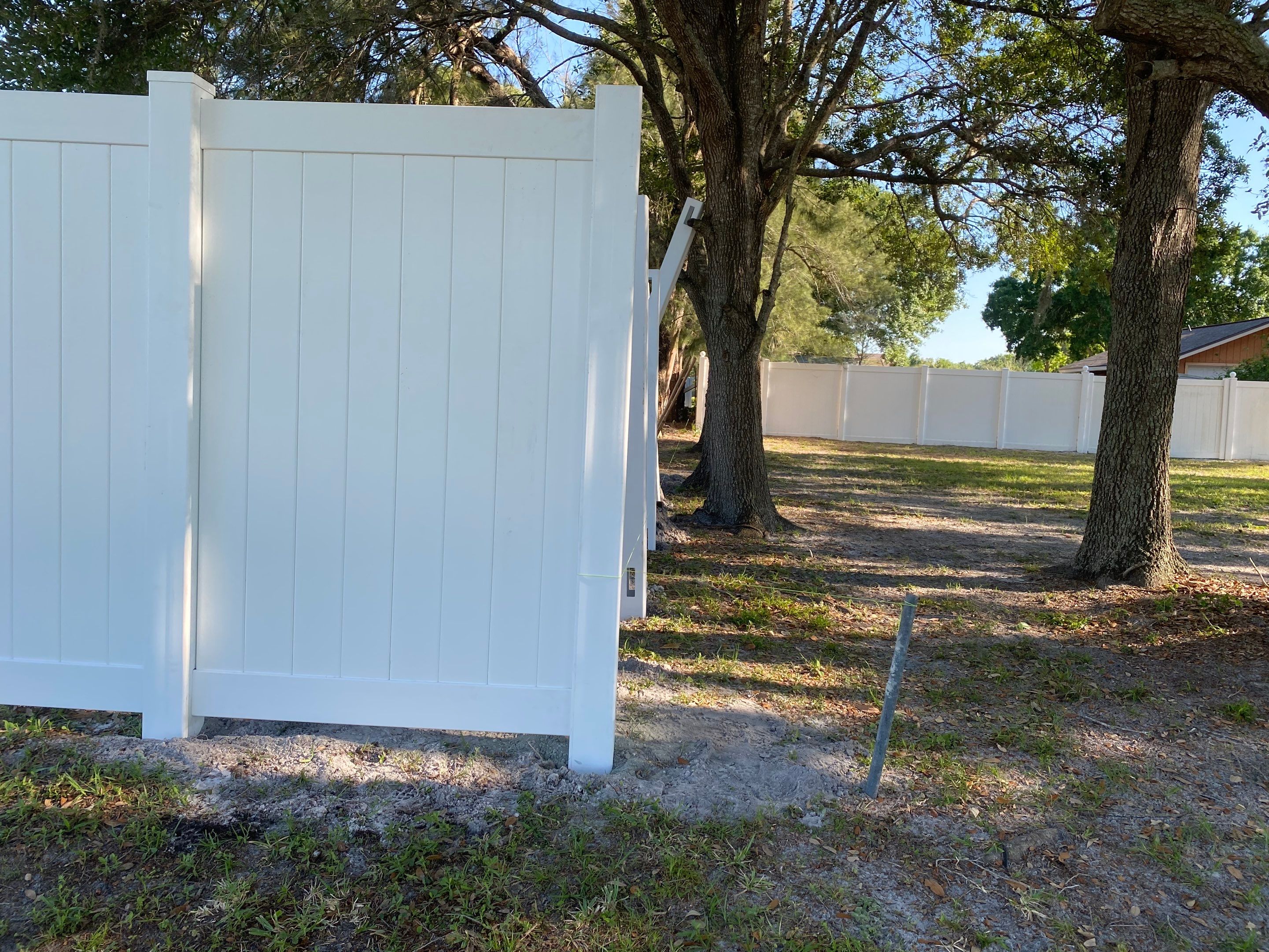 Sarasota, FL 6 ft. Tall White Vinyl Privacy Fence by Asap fence and gates, LLC
