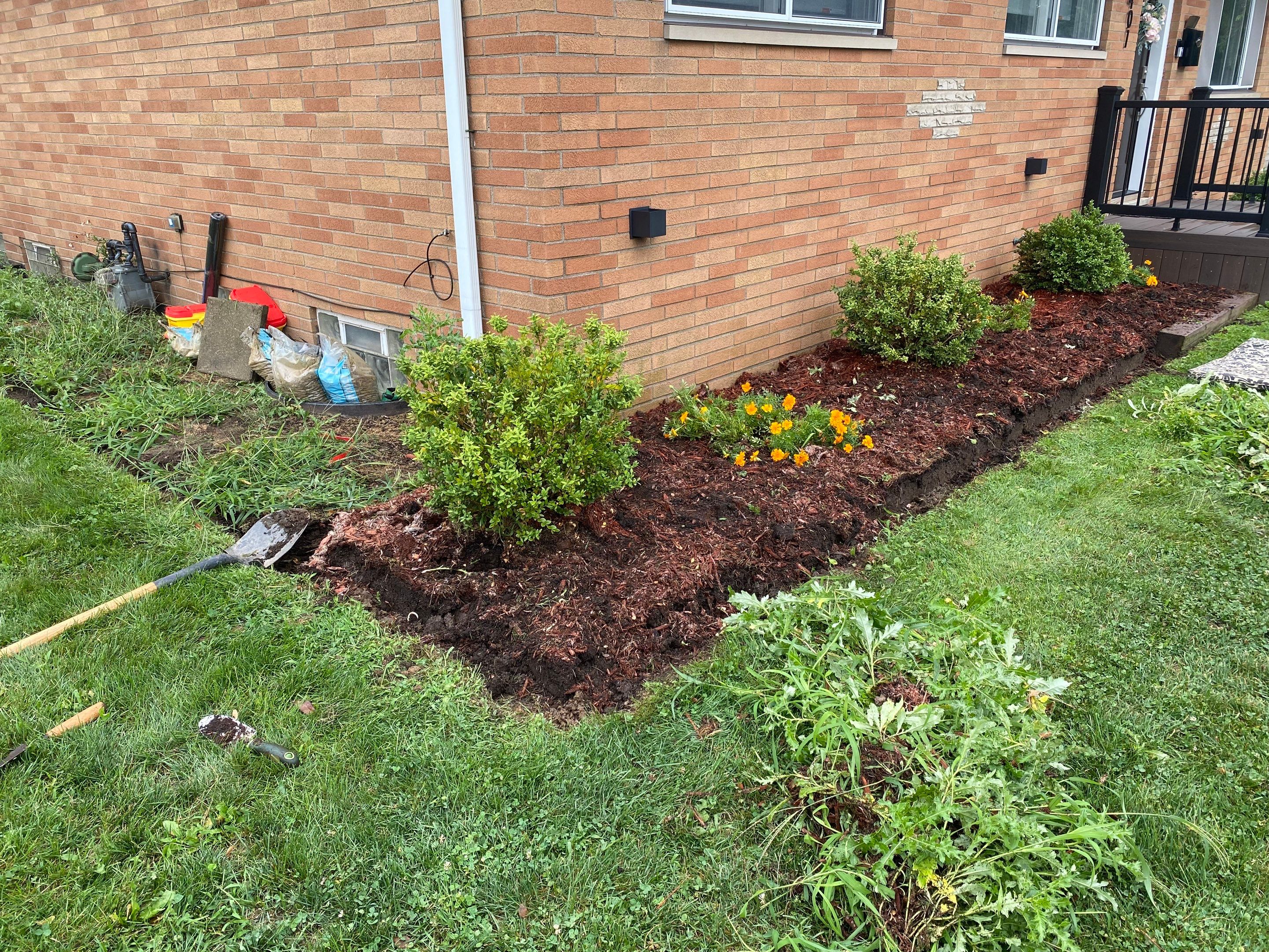 Chestnut Brick Project by Elm Rose Gardens