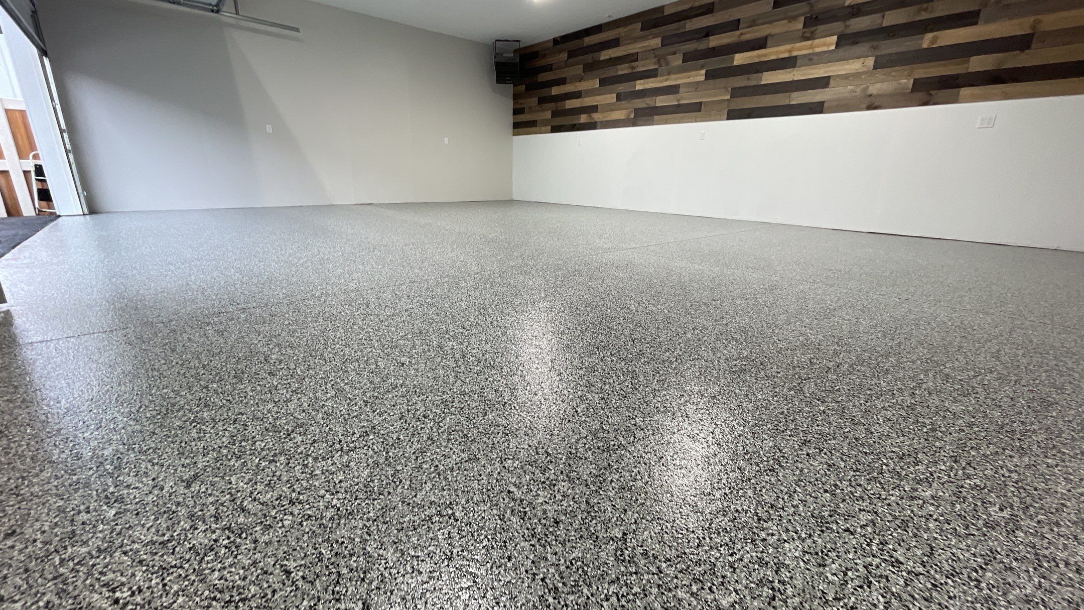 Garage Transformation using Domino and the Penntek Evolution System by Croc Coatings, LLC