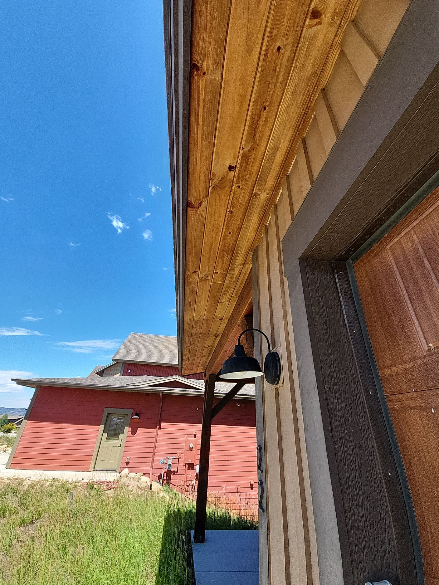 Exterior Painting Using Stain by Wheatley Creek Services