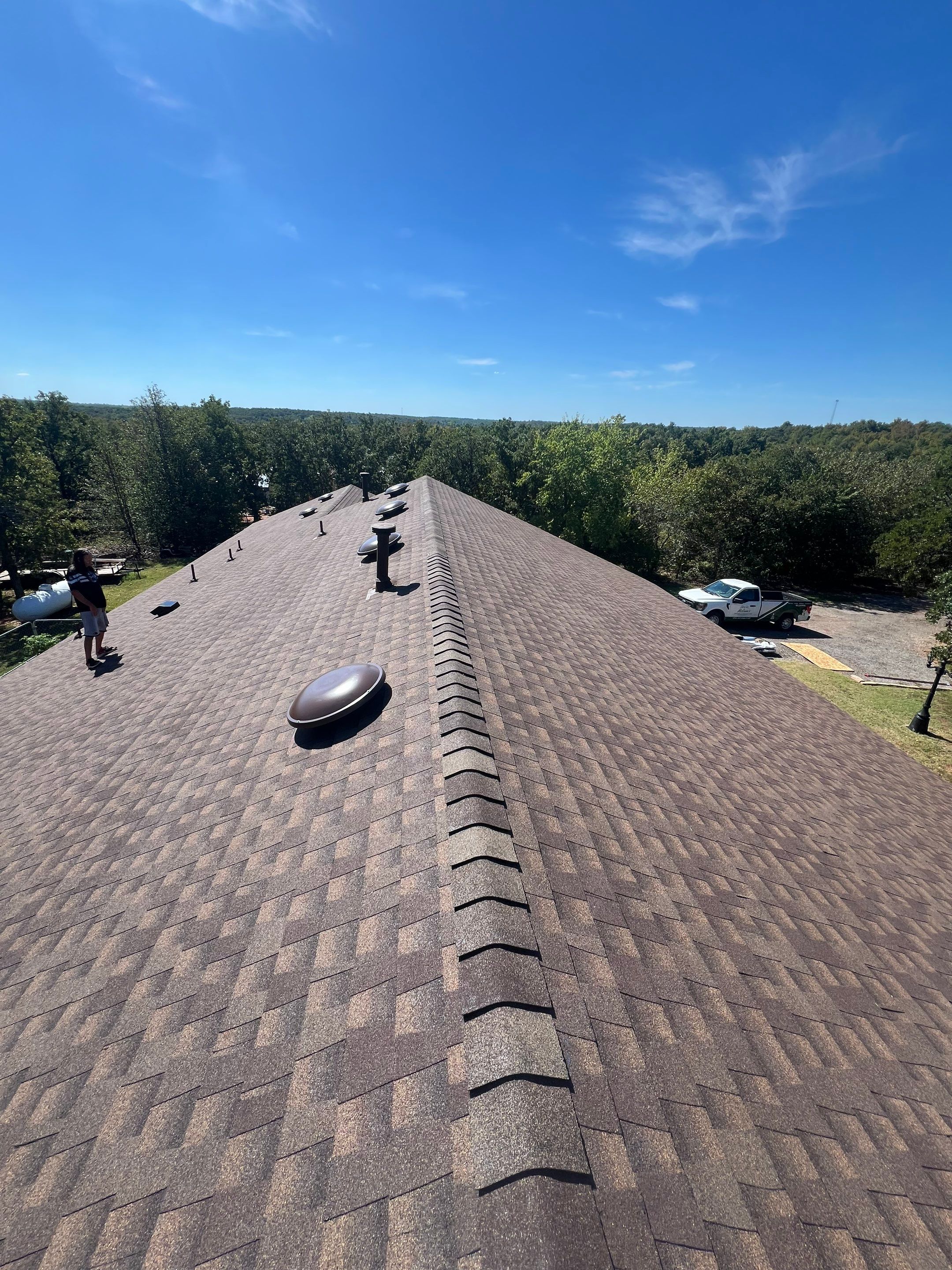 roof replacement in Luther by McCann's Roofing and Construction