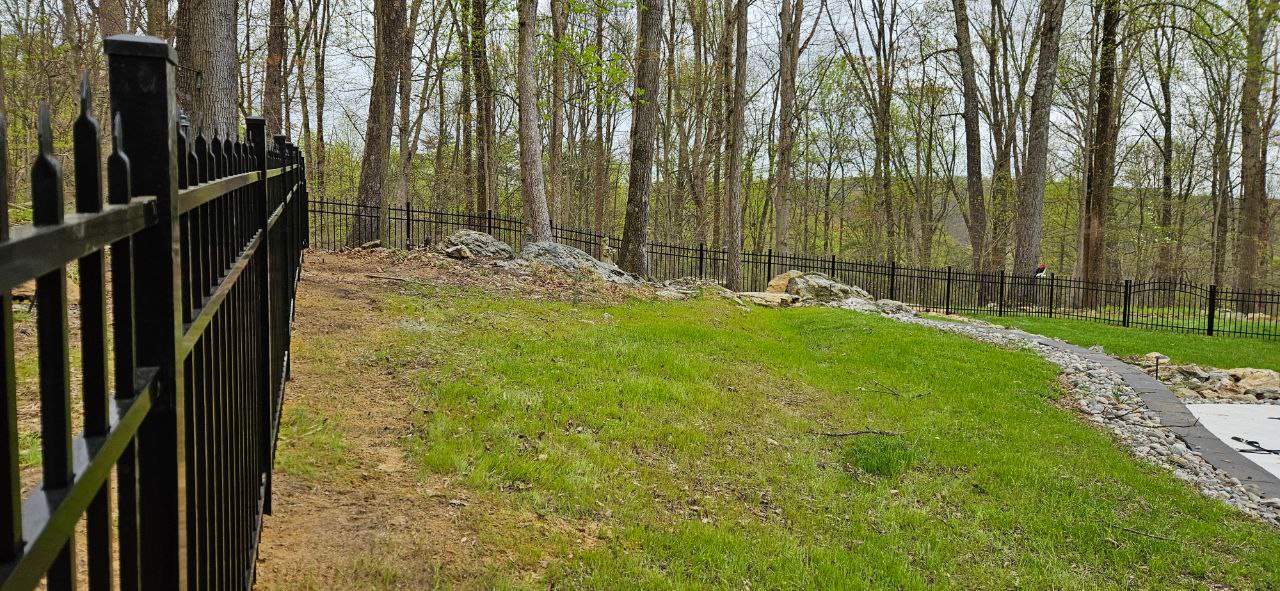 Black Aluminum 3 Rail by Kingdom Fence & Supply