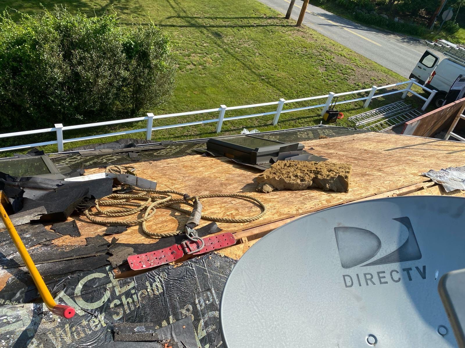 Full Roof Replacement & Chimney Repair – Onyx Black, MA by Mighty Dog Roofing of Greater Middlesex County