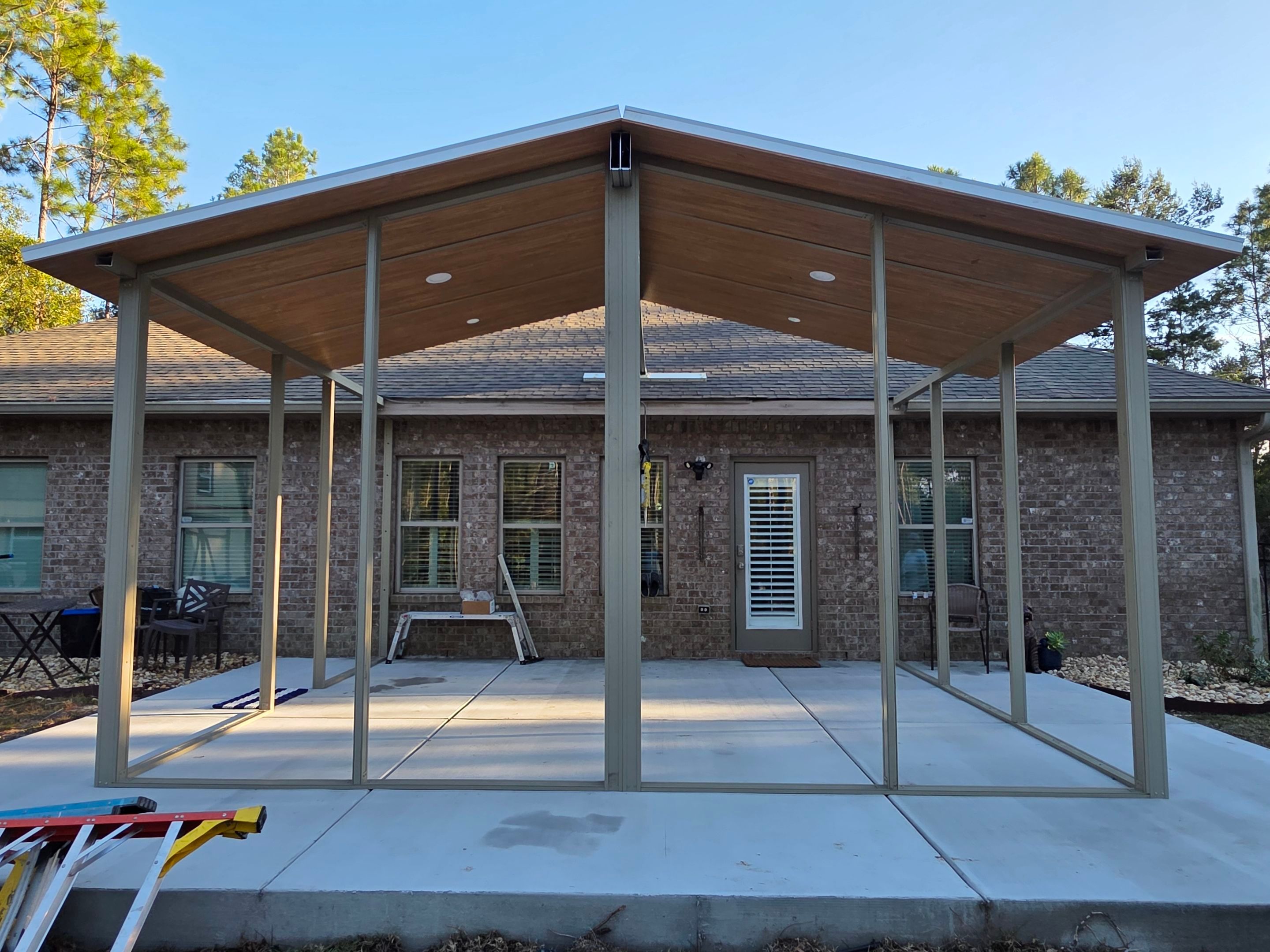 Steelwood Cathedral Screen Room by Titan Sunrooms