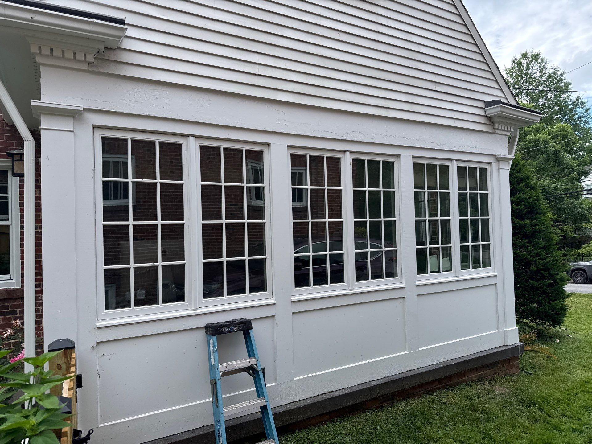 Sunroom Window Restoration and Hardware Repair in Chevy Chase by Forbes Design Center