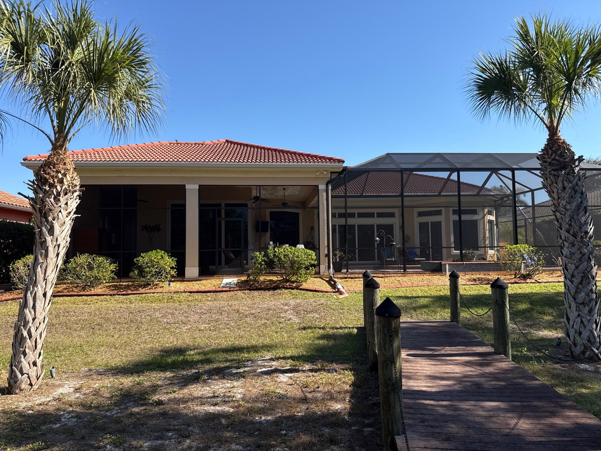 Tile Roof Cleaning & Oil Stain Removal | Tara River Place, Bradenton FL by Sunshine AquaWash