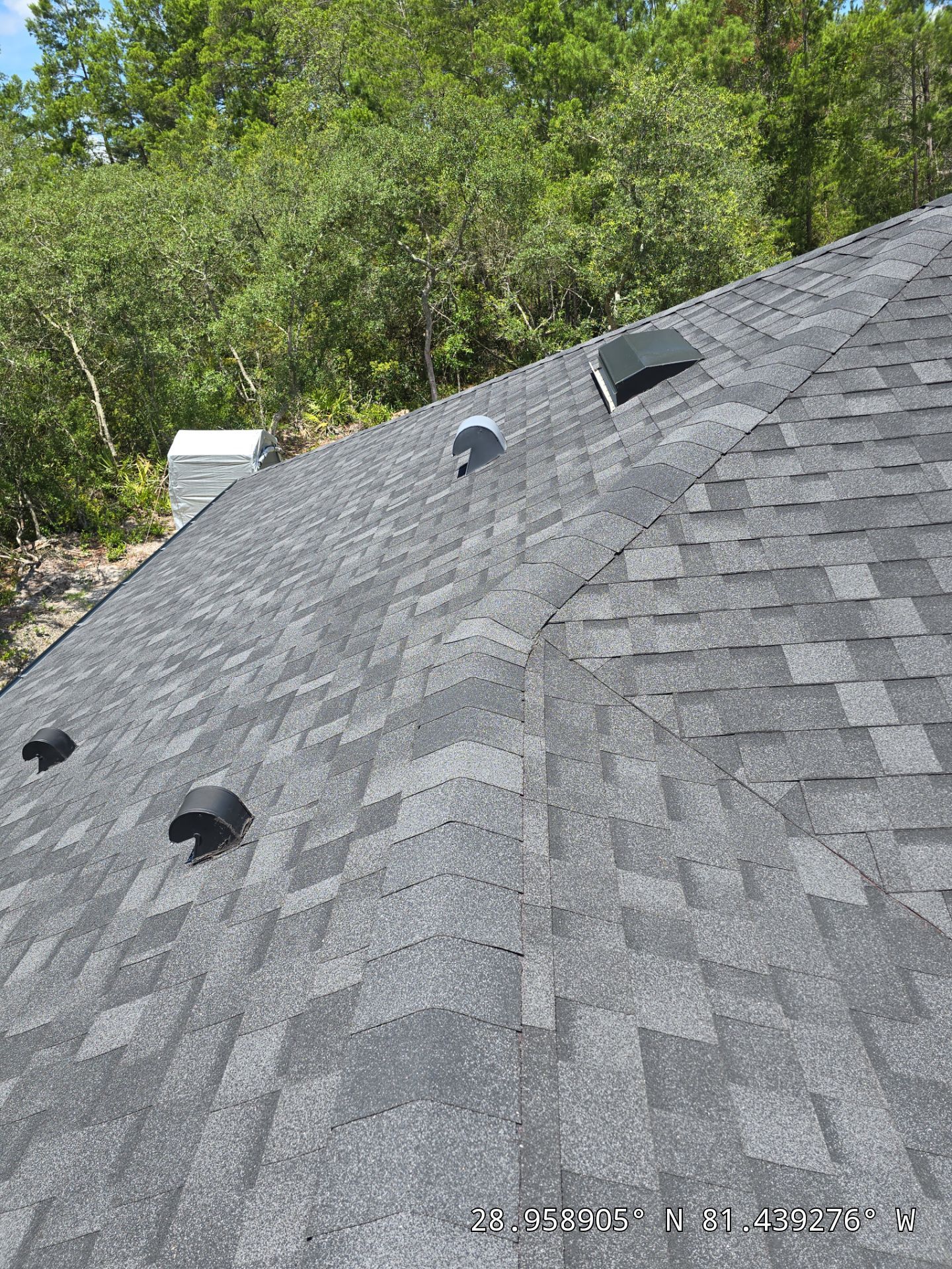 GAF Asphalt Shingle Roof Replacement with Skylight in Eustis by Fortified Roofing Solutions Corp.
