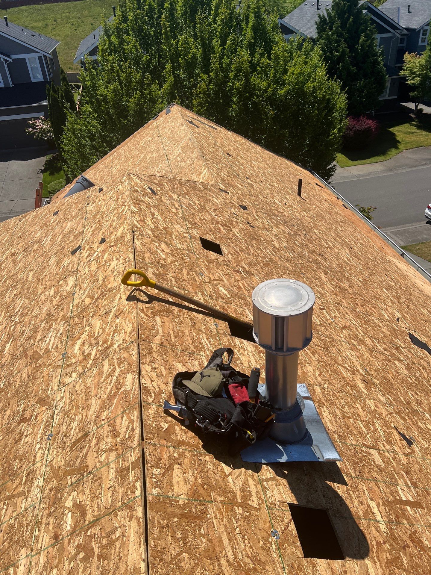 Residential Roofing Installation using GAF UHDZ Shingles by Roofing Formula LLC