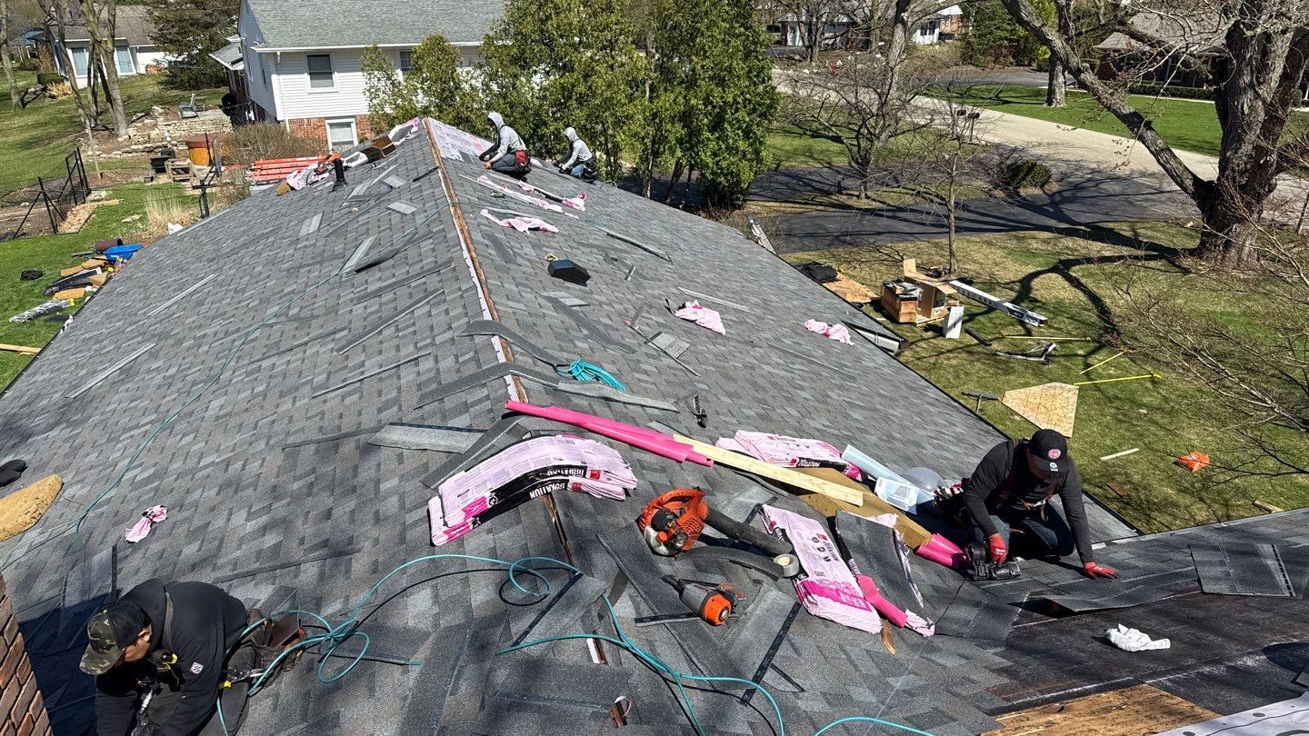 Roof Replacement using Owens Corning Williamsburg Gray by 180 Contractors