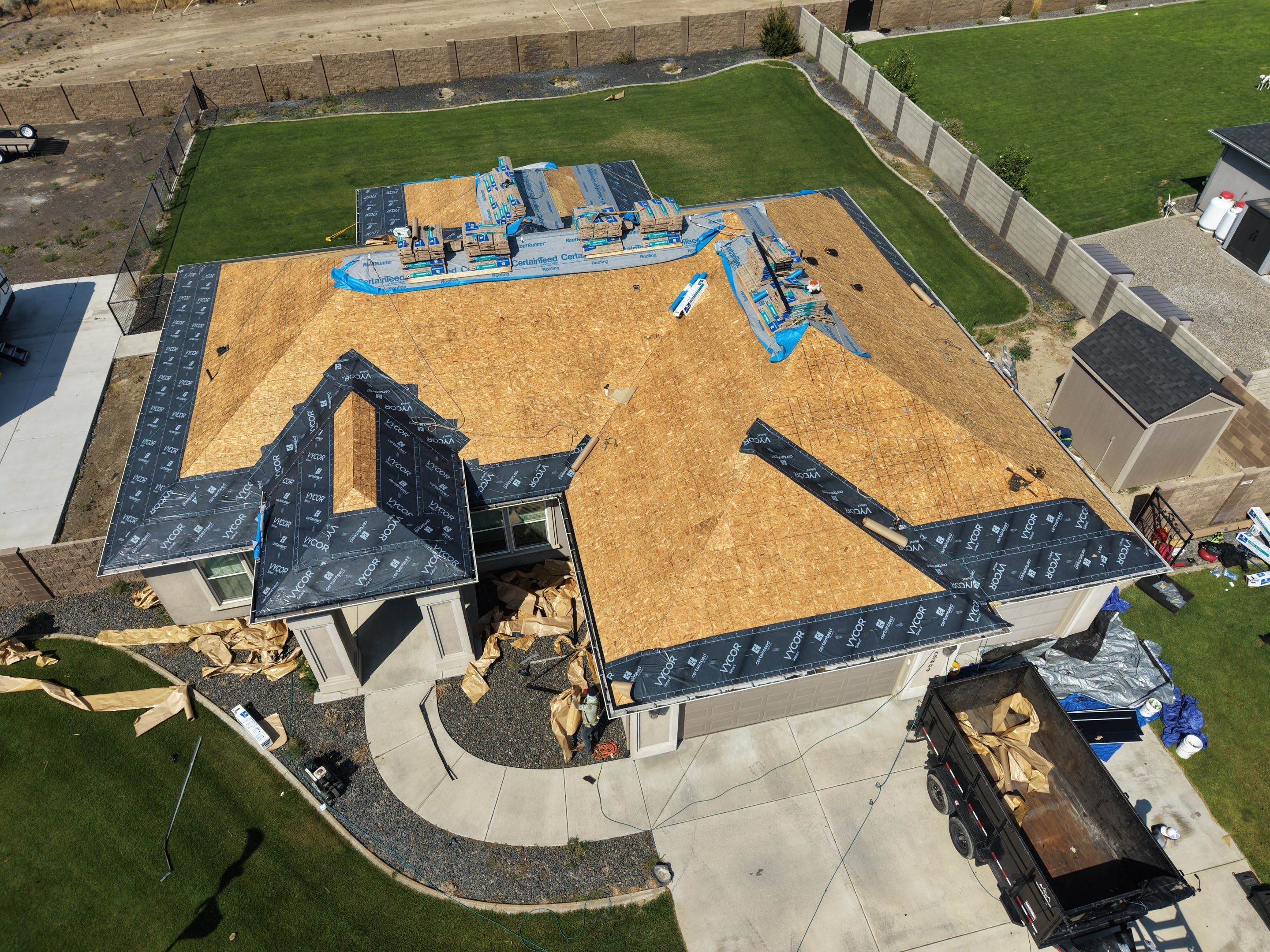 Full Architectural Shingle Roof Installation E Sagebrush Rd Kennewick, WA 99338 The Denali System - Certainteed Landmark® Shingle - Moire Black by Alpine Roofing