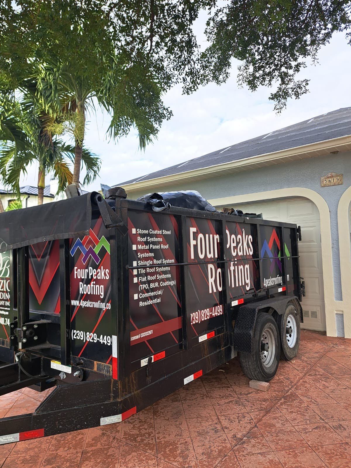 Residential Roofing Installation using Owens Coring Duration Shingles by Four Peaks Roofing