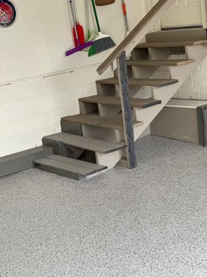 Garage Floor Coating using Coyote