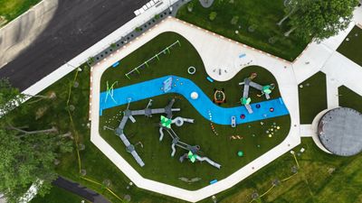 Playground Grass in Newburgh, IN