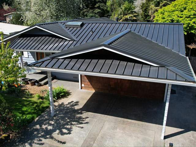 Residential Roofing Installation using Metal by Roofing Formula LLC