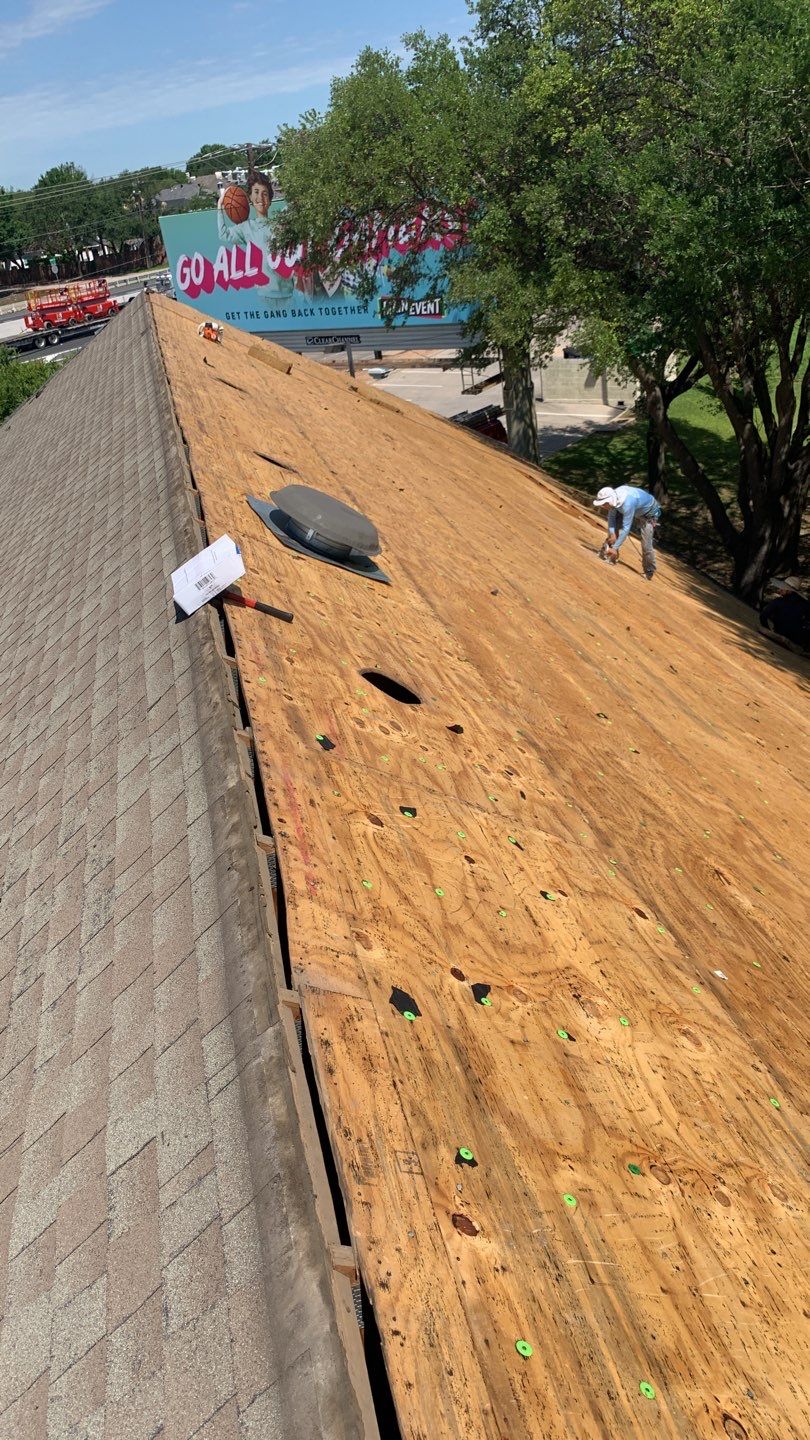 Commercial Roof Installation using GAF Shingles in Dallas Texas by Elite Roofing LLC