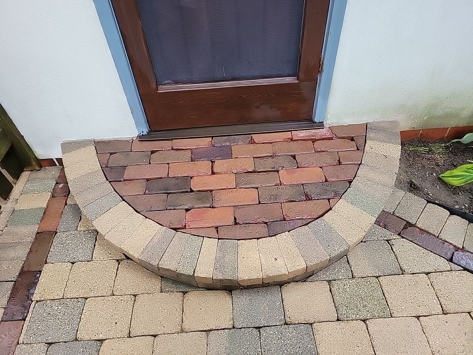 Glencoe, IL brick paver clean sand seal, repair, and reseal by Northern Power Washing LLC.