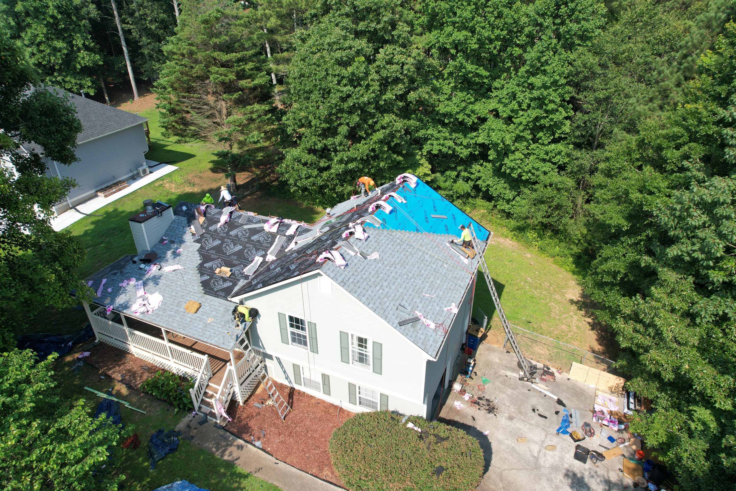 Residential Roofing Installation using Owens Corning by Inspector Roofing and Restoration