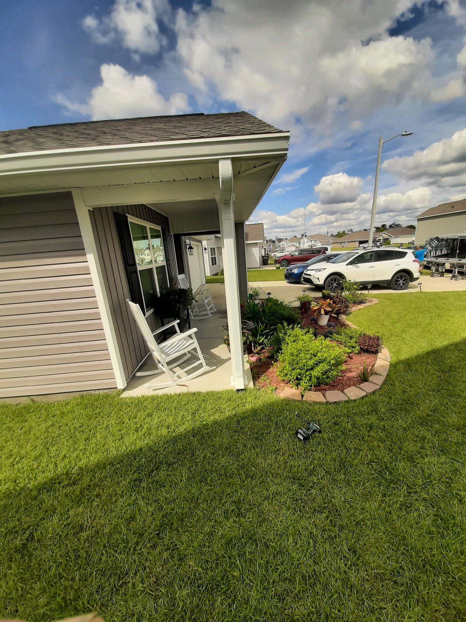 Gutter Installation using K-Style Seamless Gutters and Soffit and Fascia Replacement by Gutter Professors