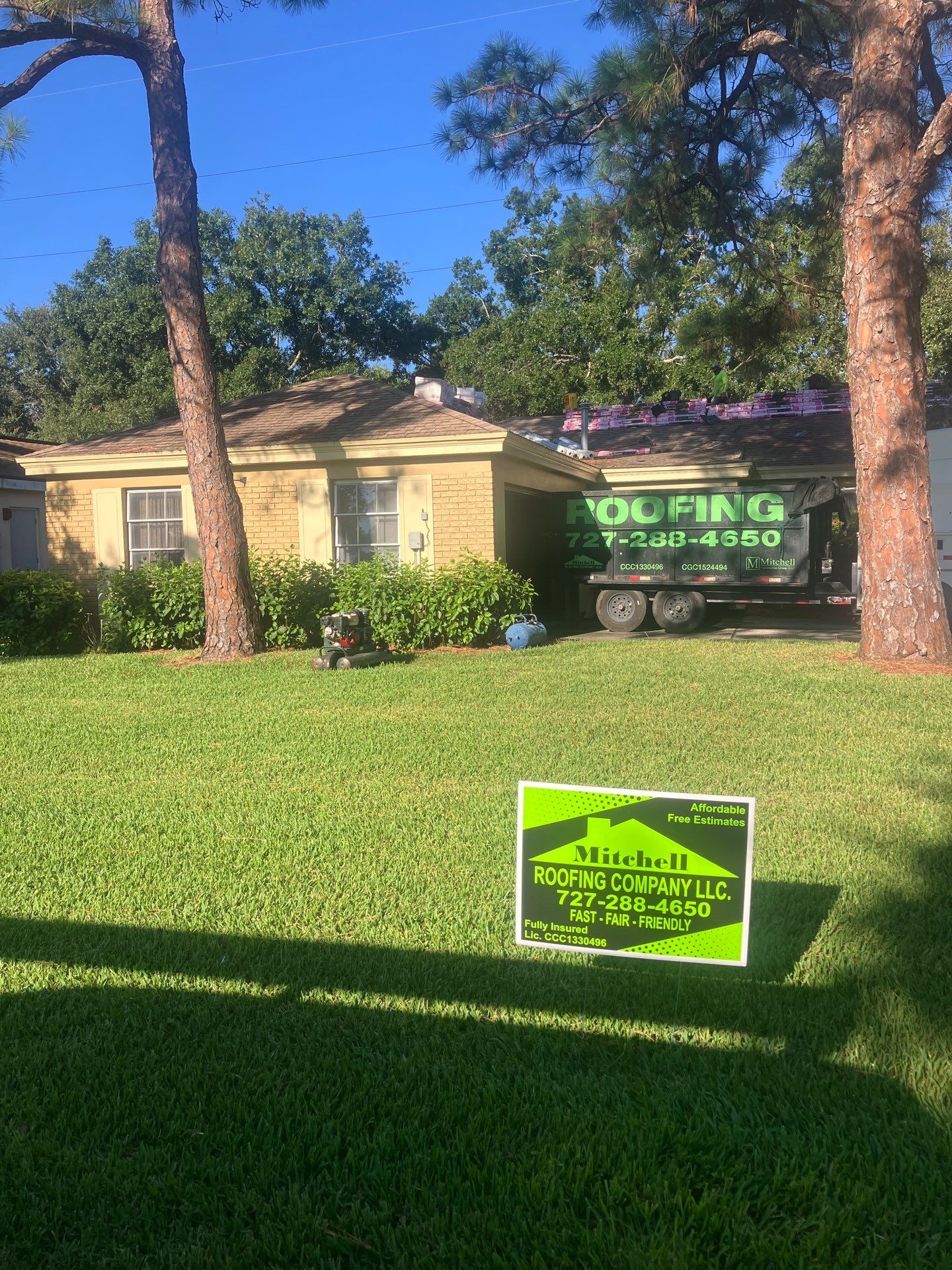 Project in St. Petersburg 33702 by Mitchell Roofing Company LLC 