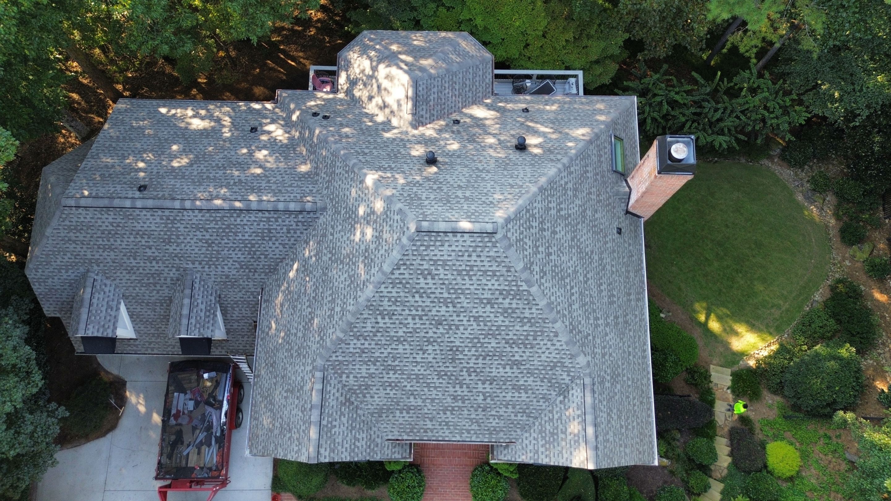 Roswell, GA Roof Replacement GAF Timberline HDZ Weathered Wood by Reset Roofing