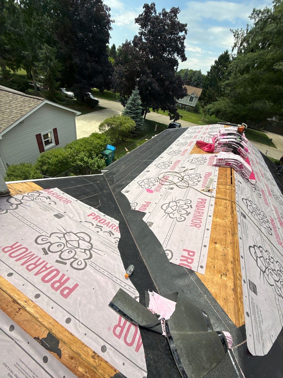 Roof Replacement using Owens Corning Tru Definitions by 180 Contractors