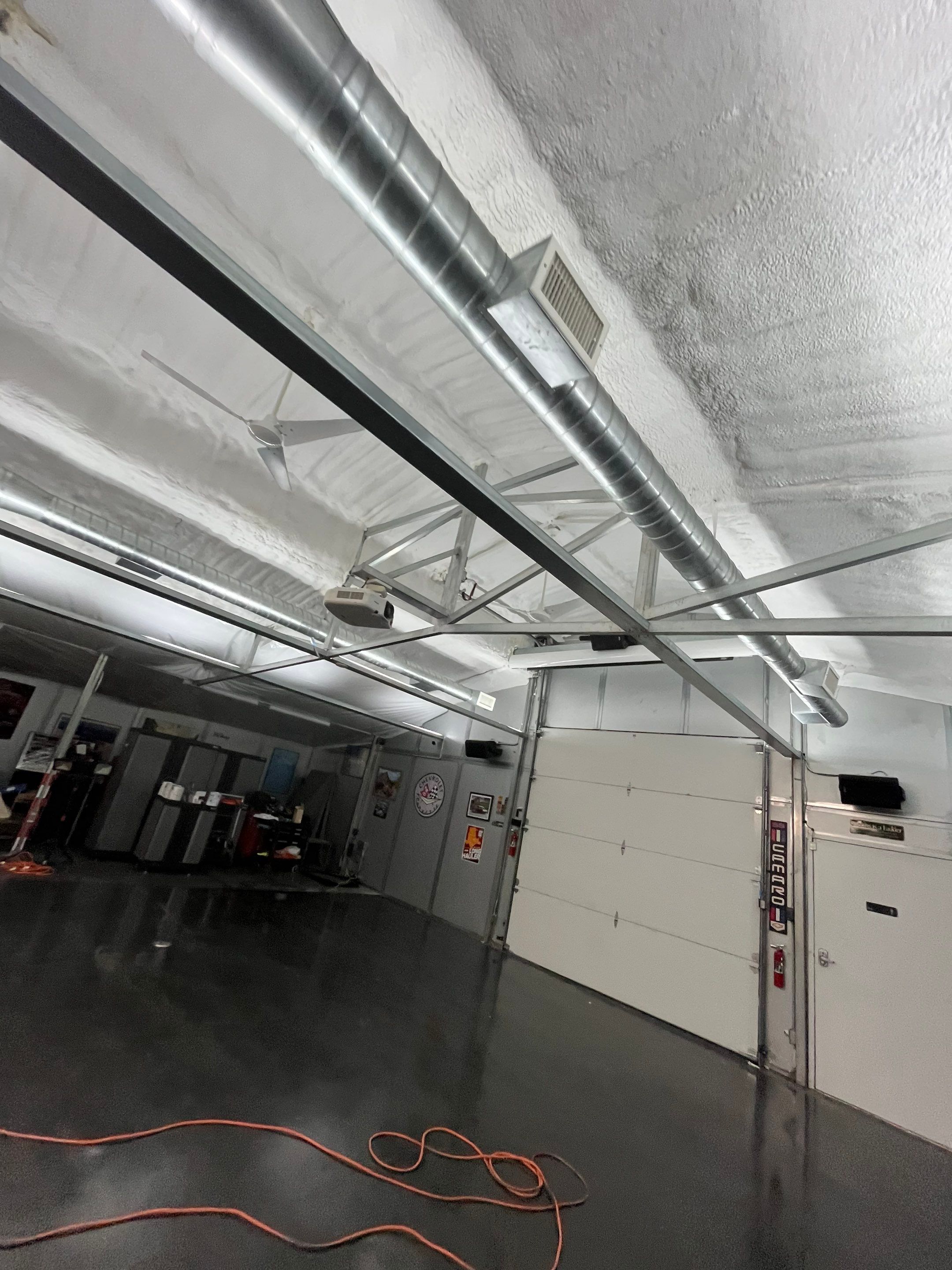 Sunnyvale Tx, Close cell spray foam custom garage  by Apex Insulation Solutions