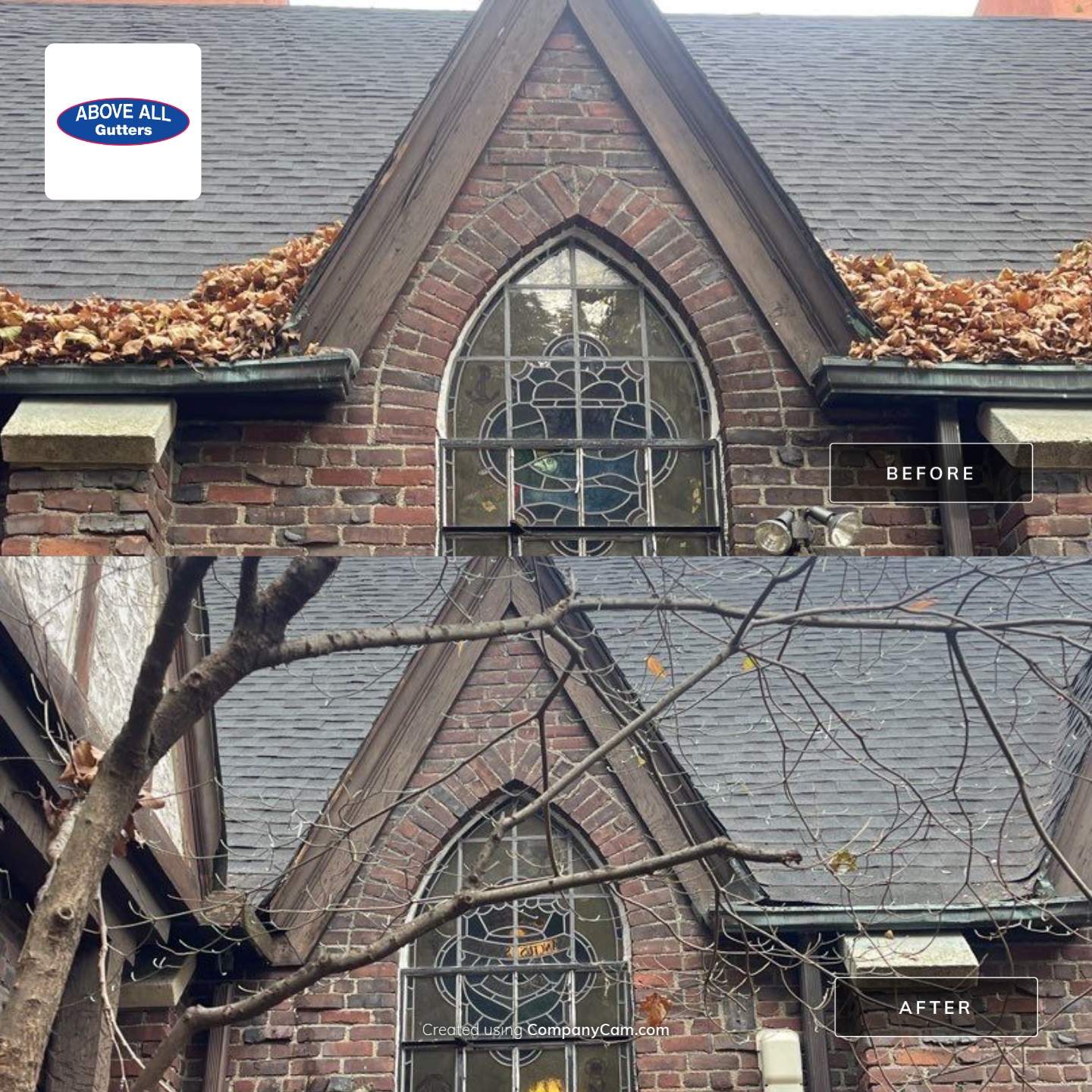 All Saints Episcopal Church, Astoria Queens New York by Above All Gutters 