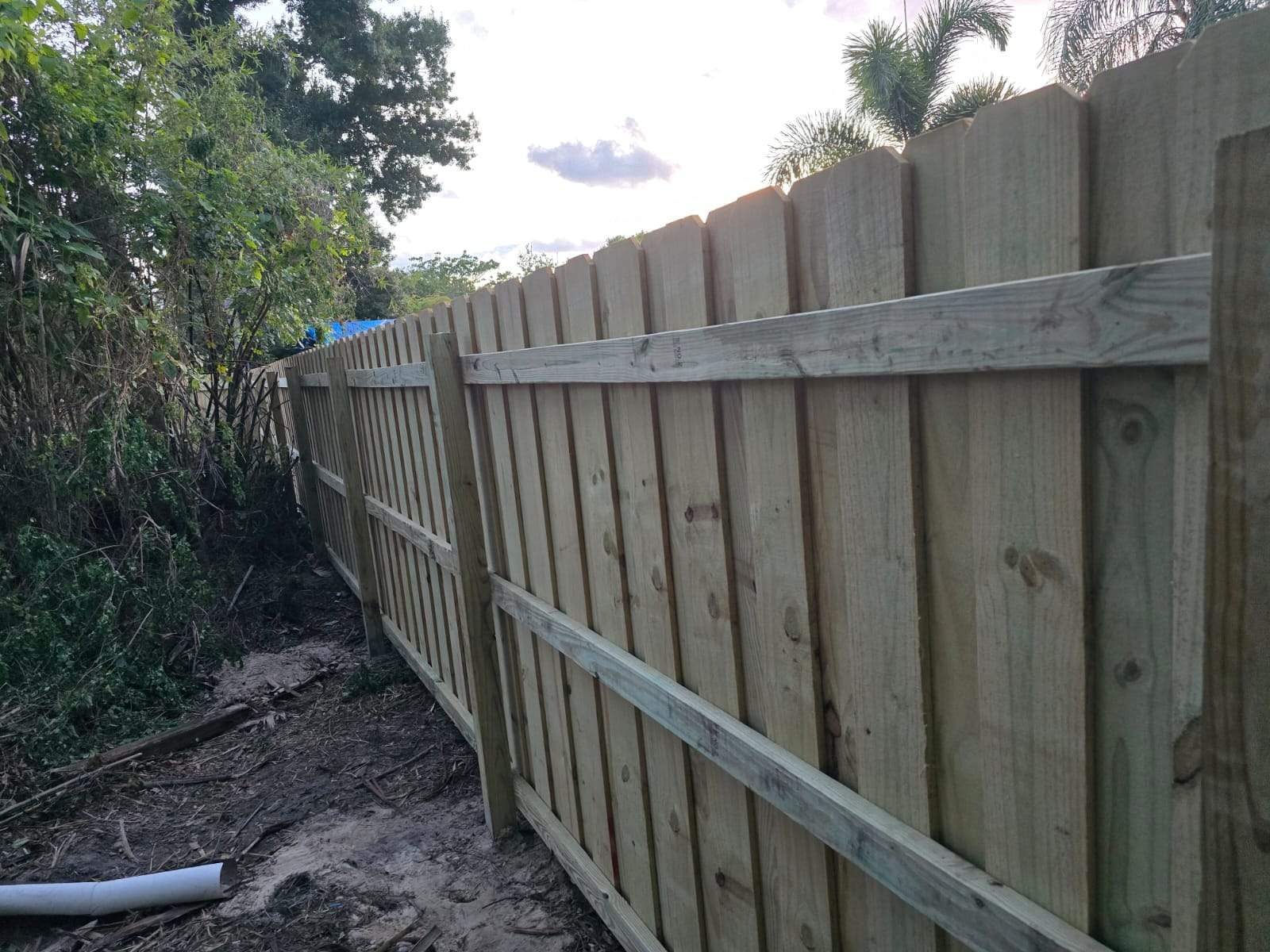 Custom Wood Privacy Fence and Gate Installation in Punta Gorda by True Fence LLC