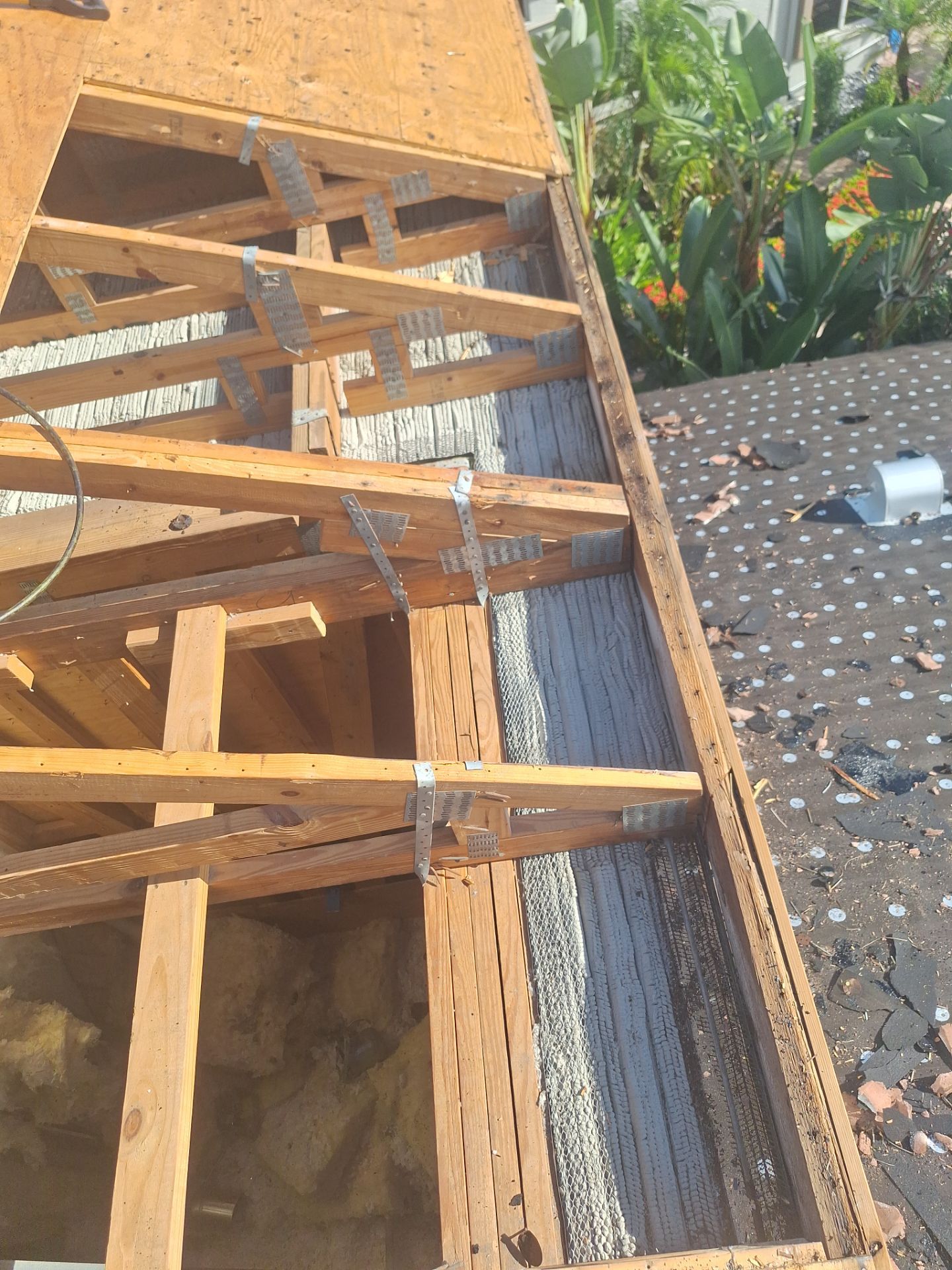 Residential Roofing Installation using 1" Nail strip metal roof by BLUES BROTHERS ROOFING