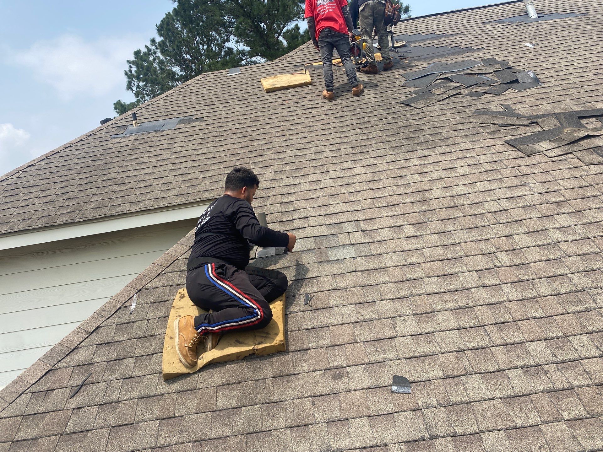 Hail Damage using Owen's Corning Duration (Lifetime) Shingles by Roof Repair Company