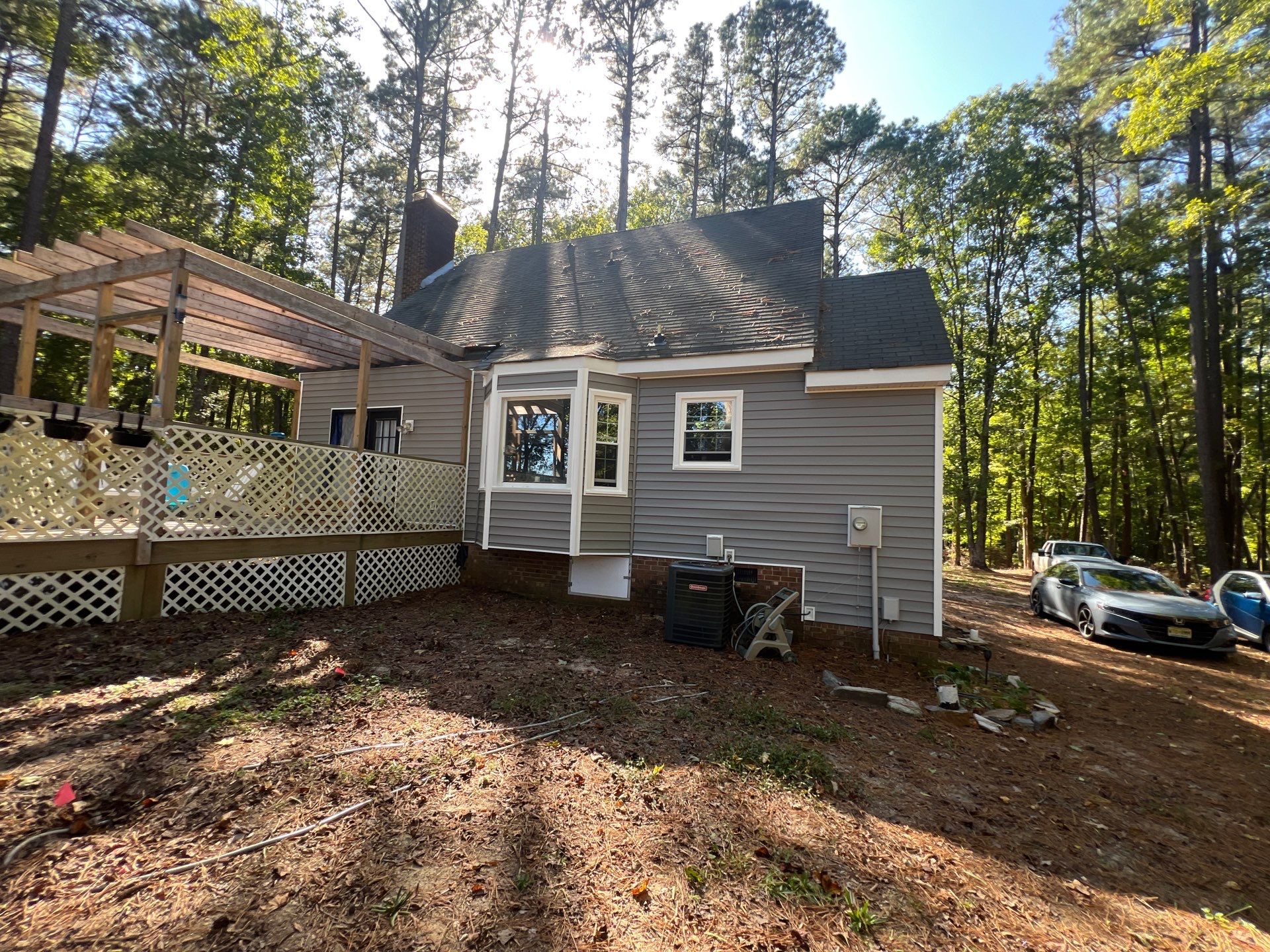 Full Vinyl Siding Replacement and Shutter Installation in Zebulon by The Remodeling Company